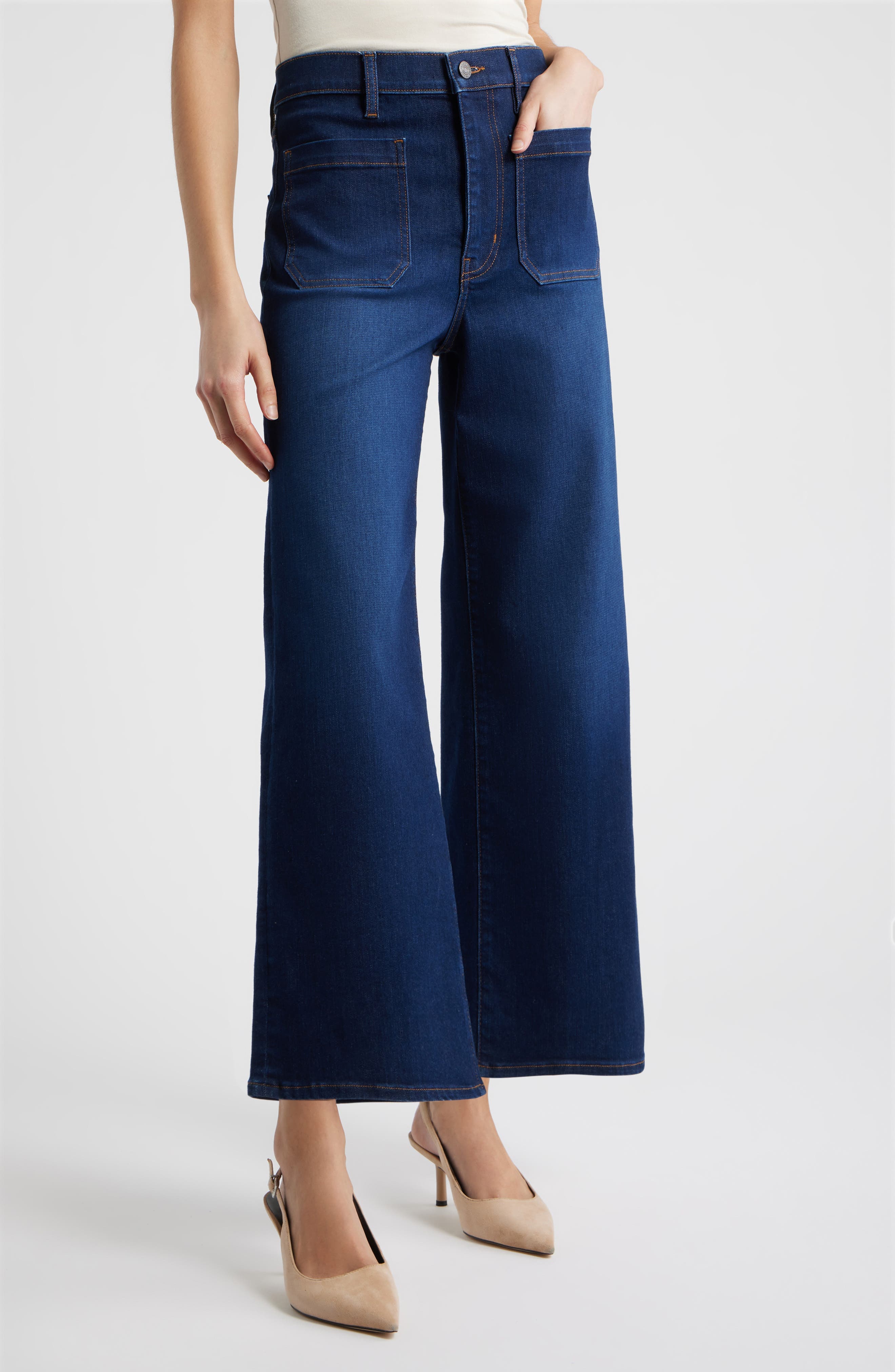 The Anchor High Waist Patch Pocket Jeans - image 1