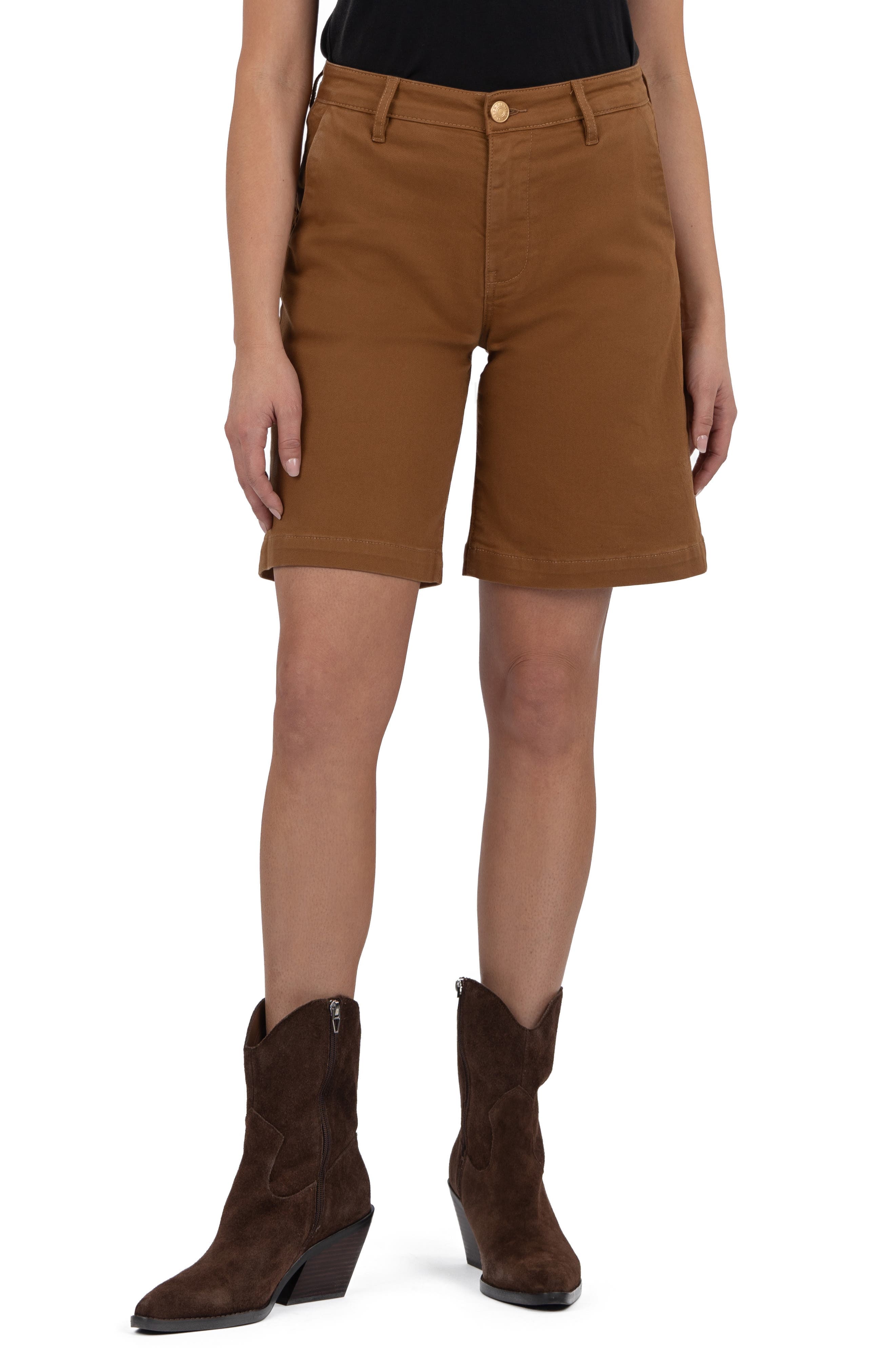 Hailey Denim Bermuda Shorts - image 1