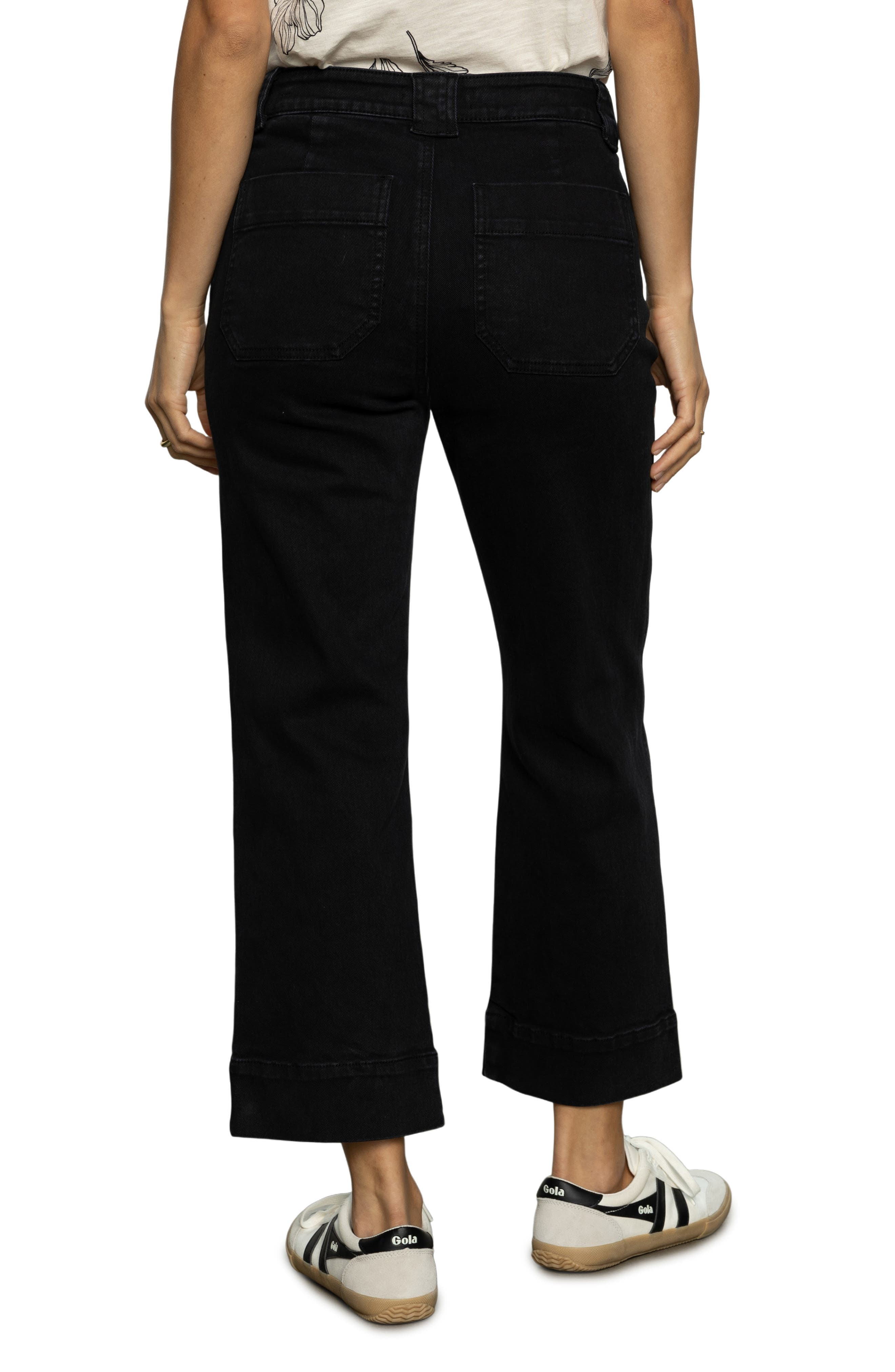 Voyage High Waist Crop Wide Leg Jeans - image 2