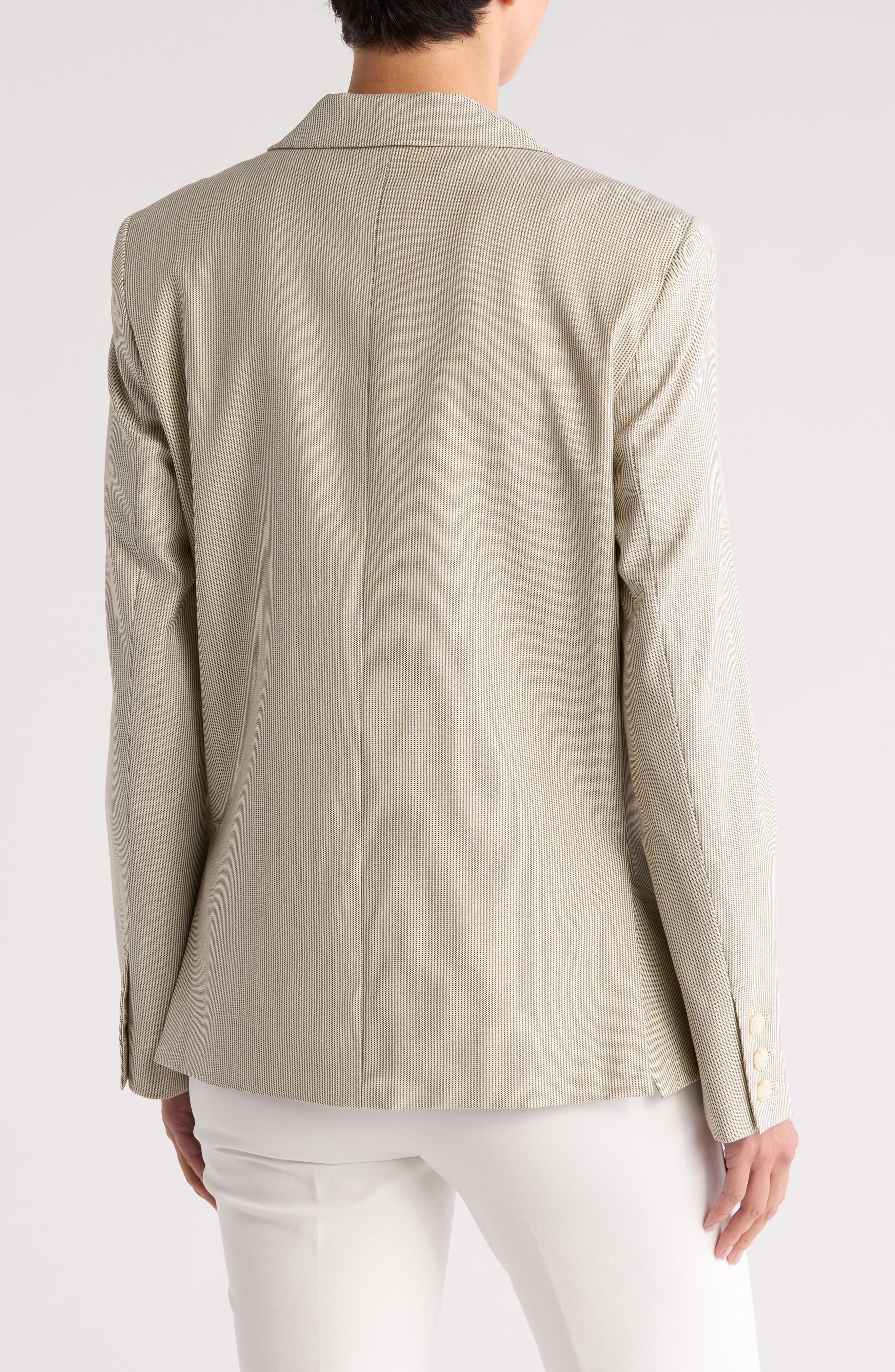Pinstripe Boyfriend Blazer - image 2