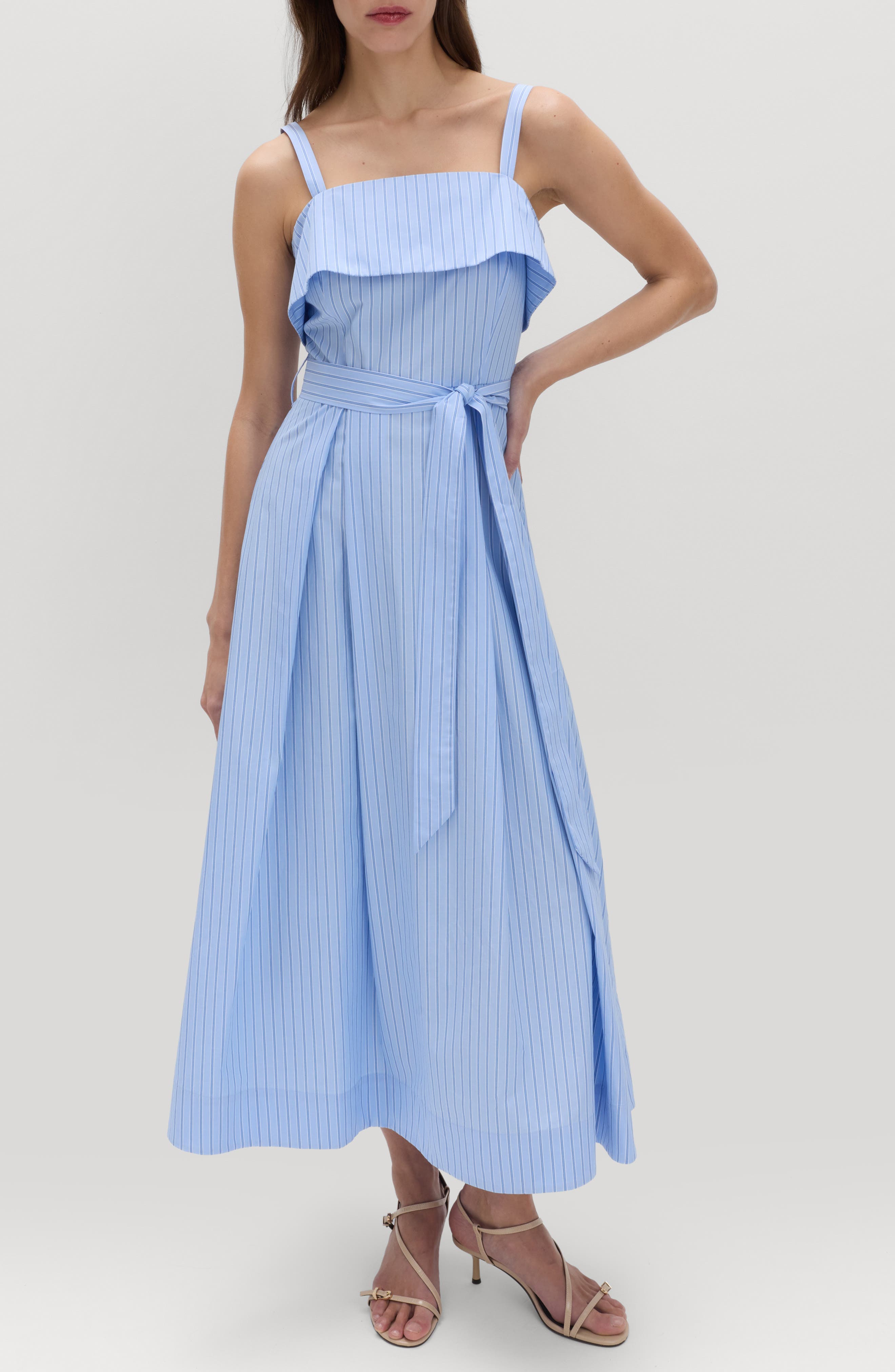 Stripe Sleeveless Dress - image 1