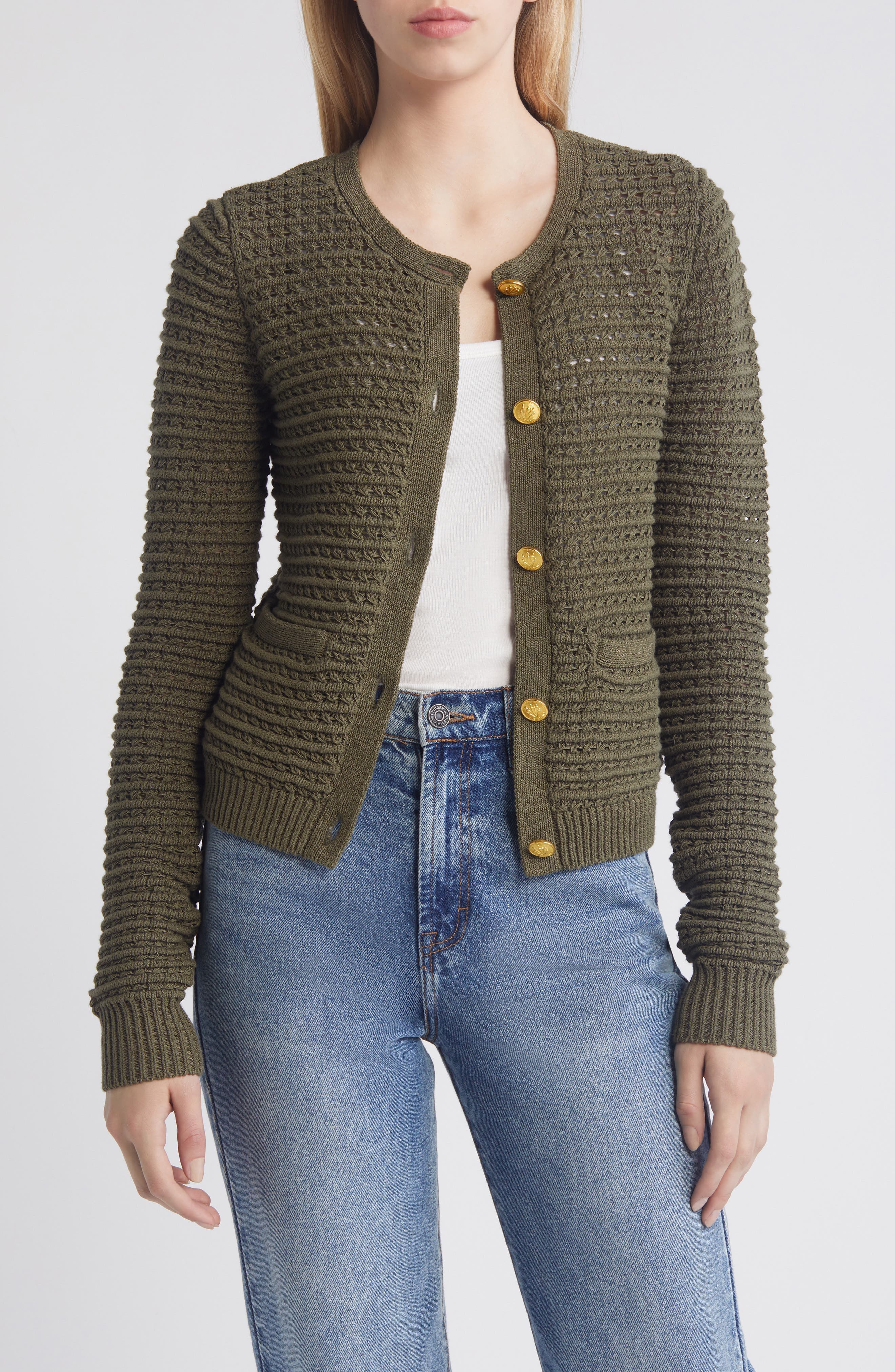 Marlee Open Stitch Cardigan - image 1