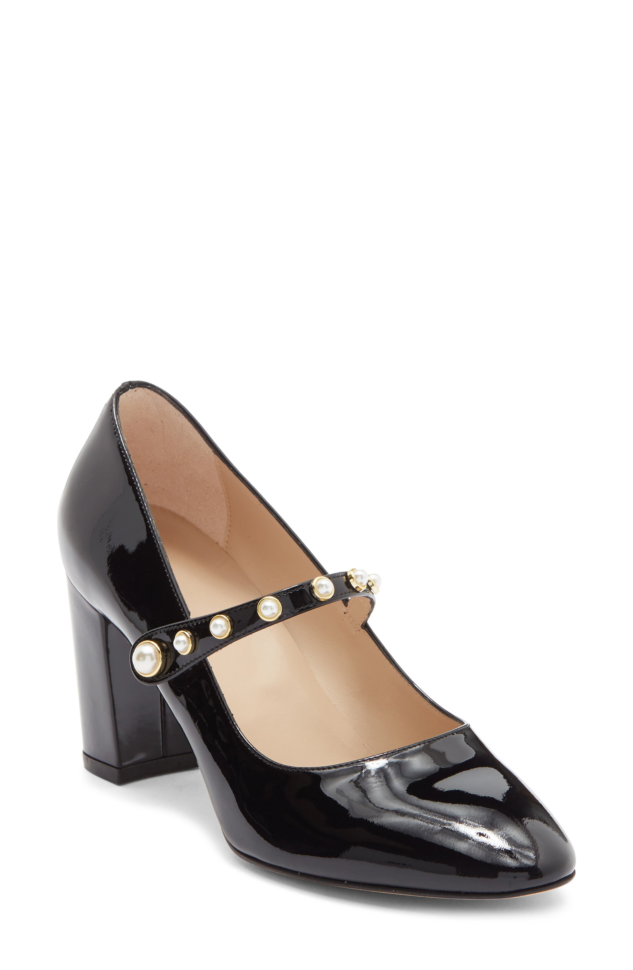 Ari Faux Pearl Mary Jane Pump - image 1
