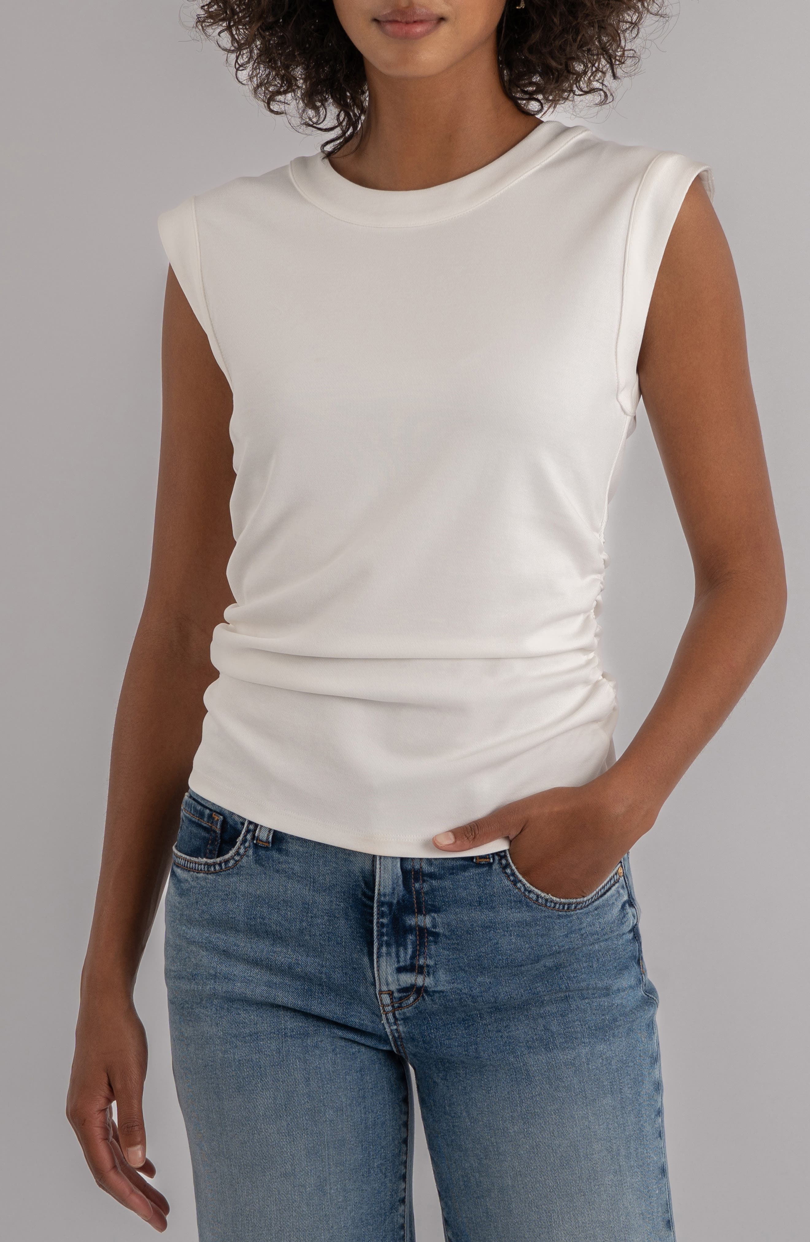 Rayna Side Ruched Tank - image 1