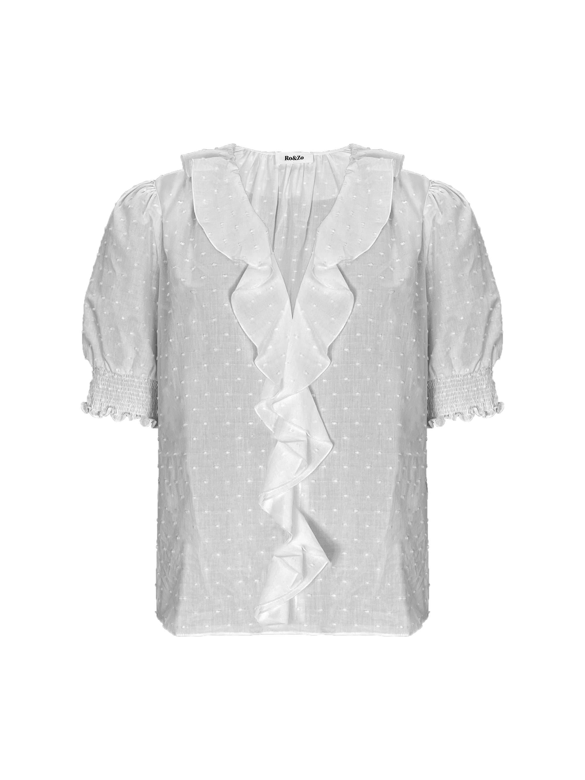 Dobby Frill Front Top - image 2