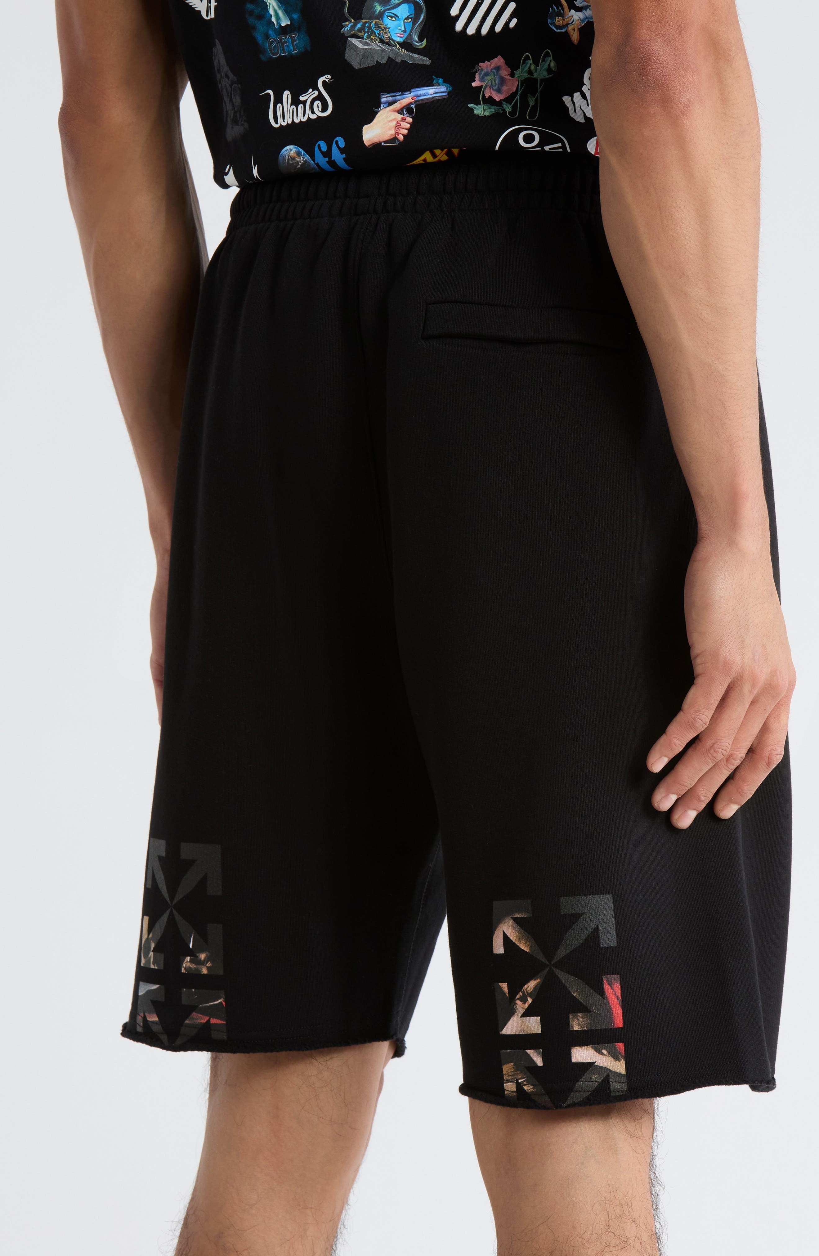 Caravag Paint Sweatshorts - image 2