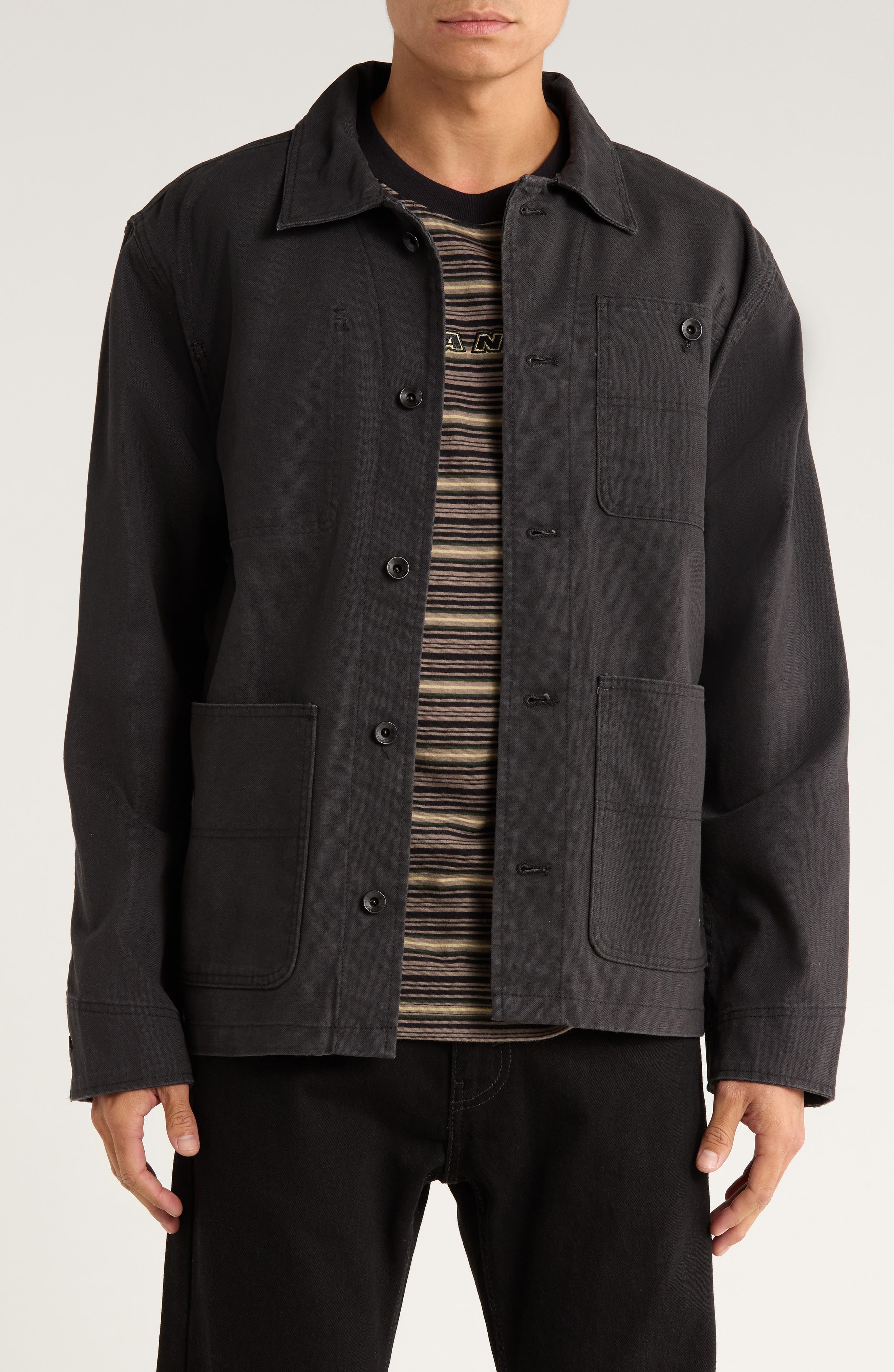 Drill Cotton Canvas Chore Coat - image 1