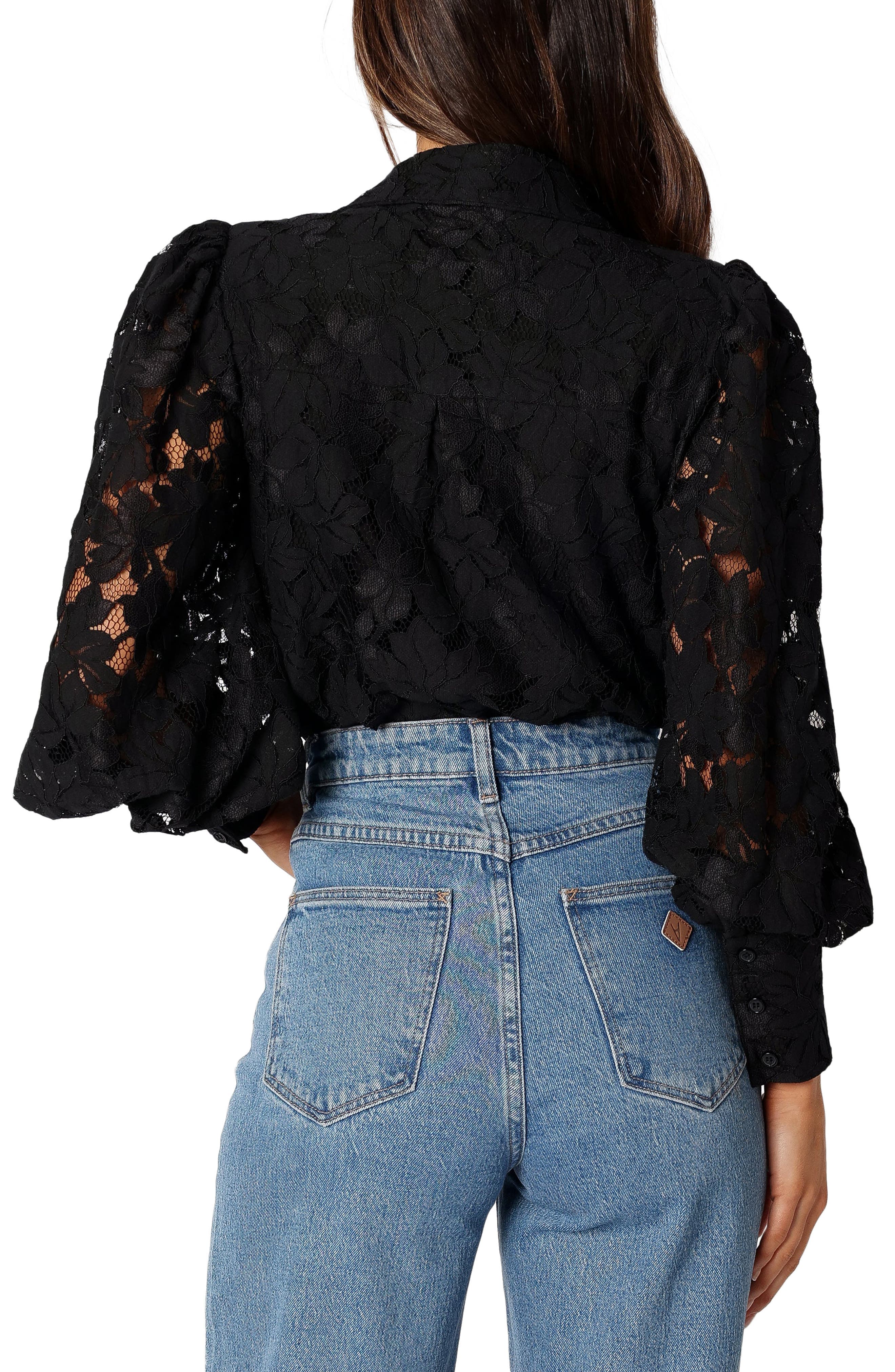 Tadeo Floral Lace Button-Up Shirt - image 2