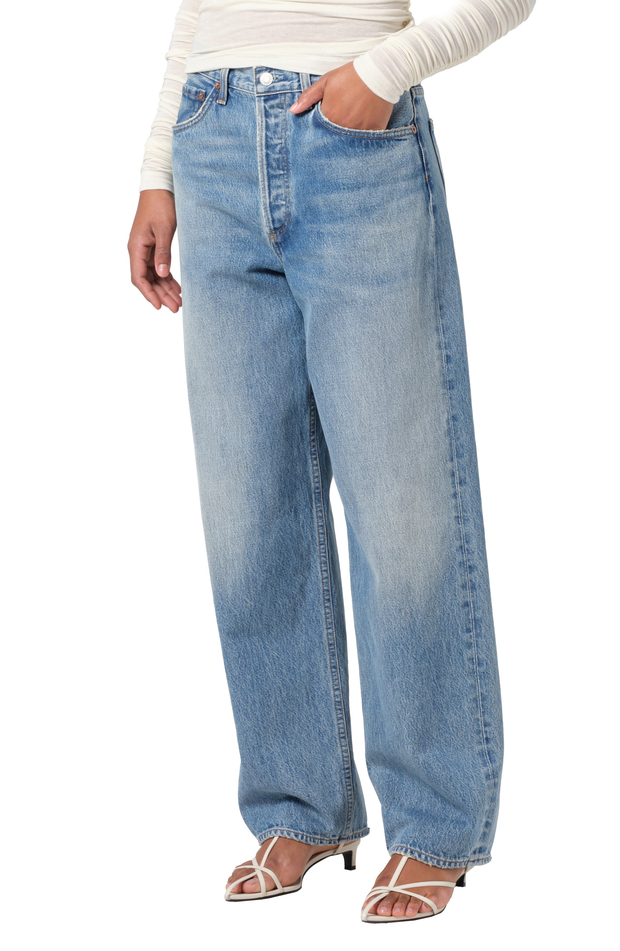 Henson Mid Rise Baggy Jeans - image 1