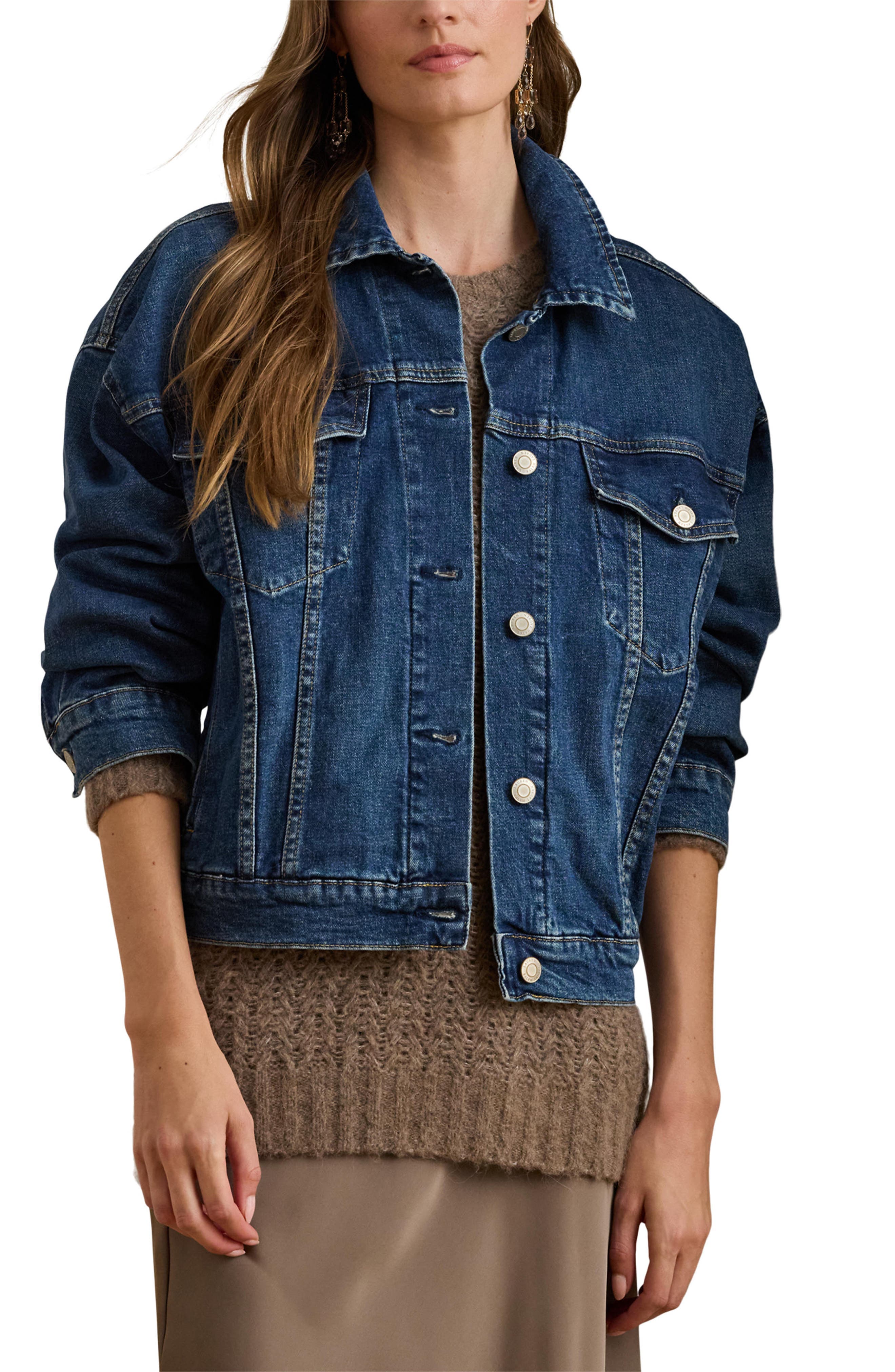 Denim Trucker Jacket - image 1