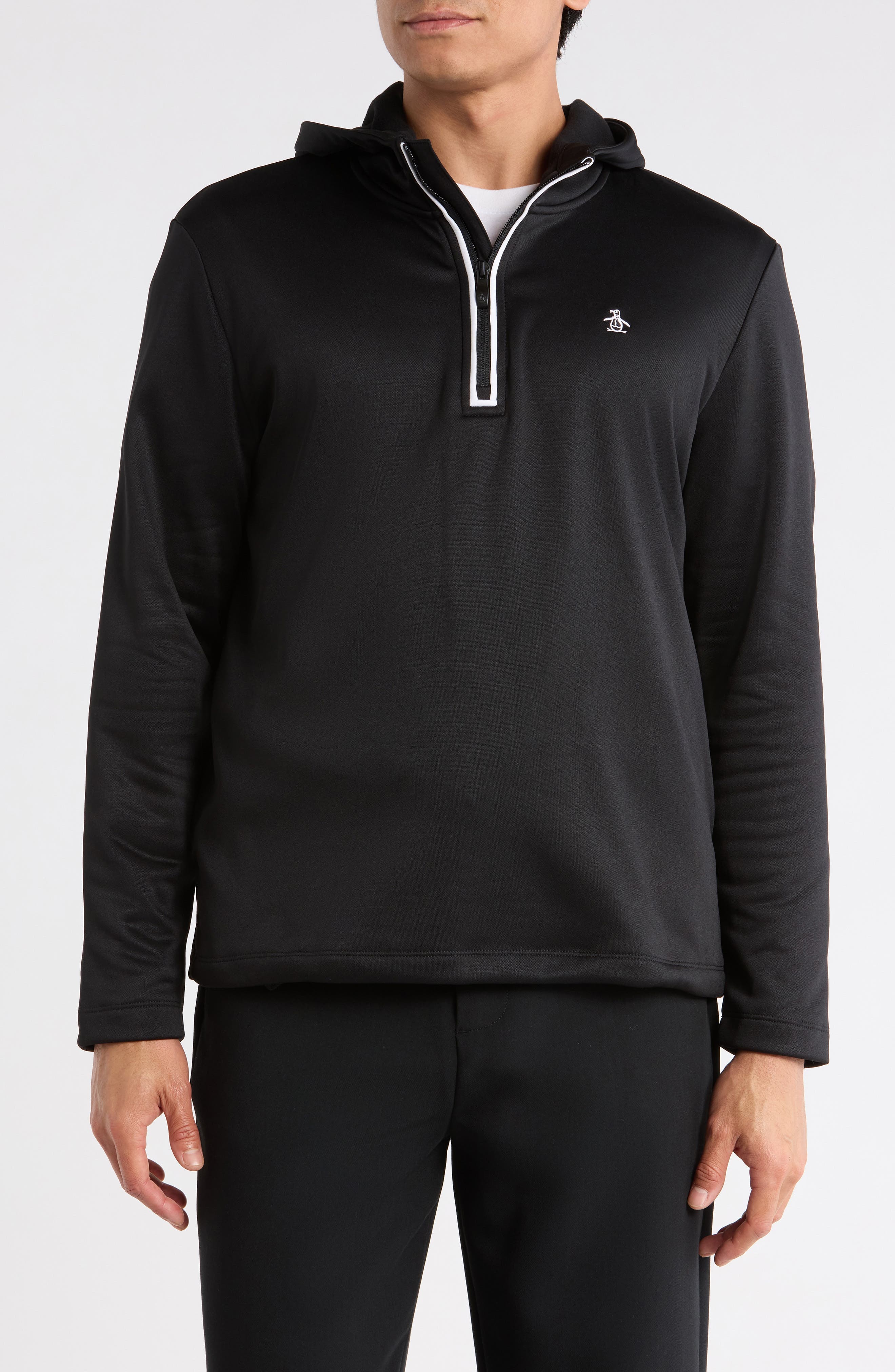 Long Sleeve Half-Zip Fleece Pullover Hoodie - image 1