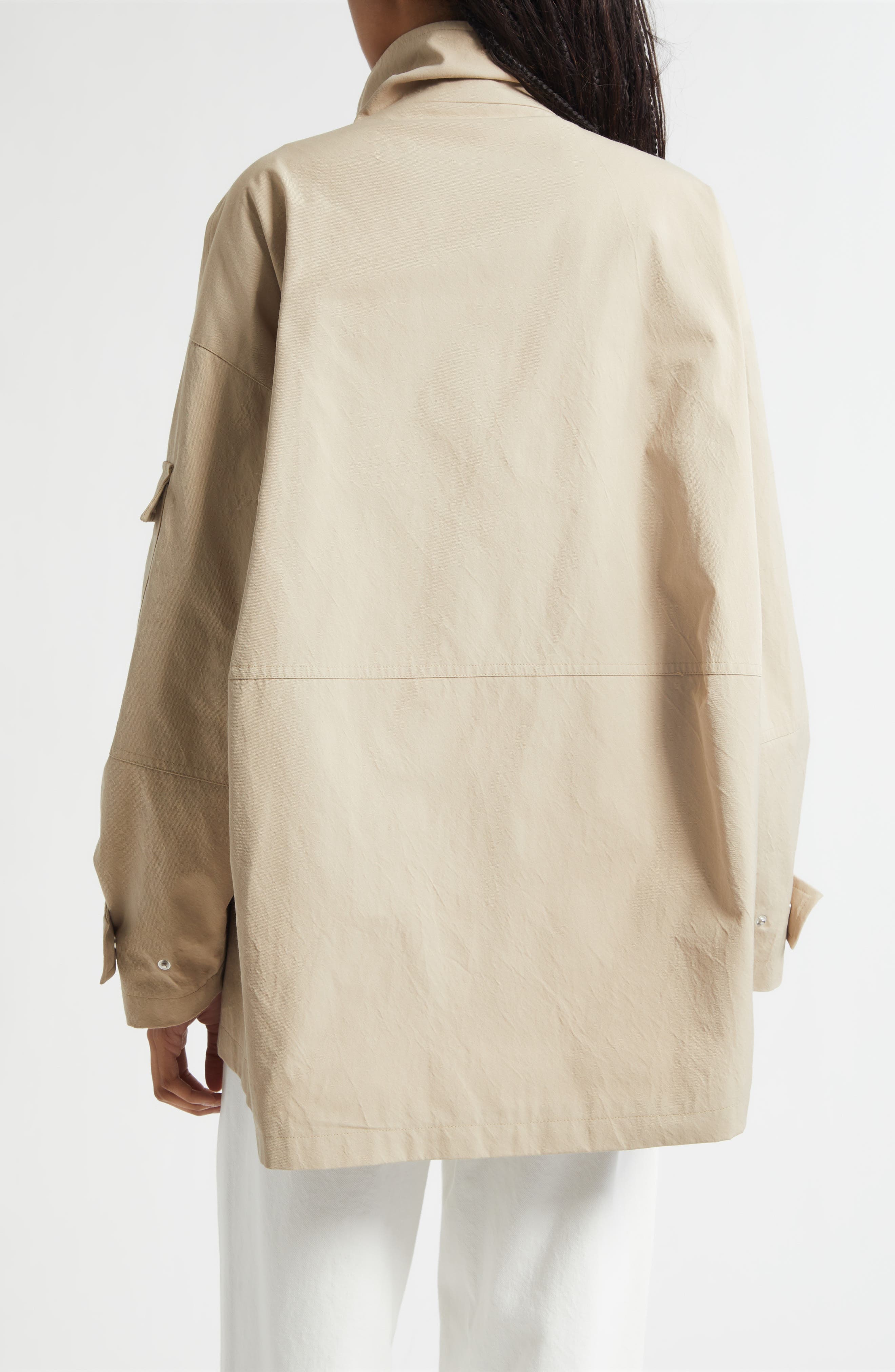 Crinkle Twill Utility Jacket - image 2