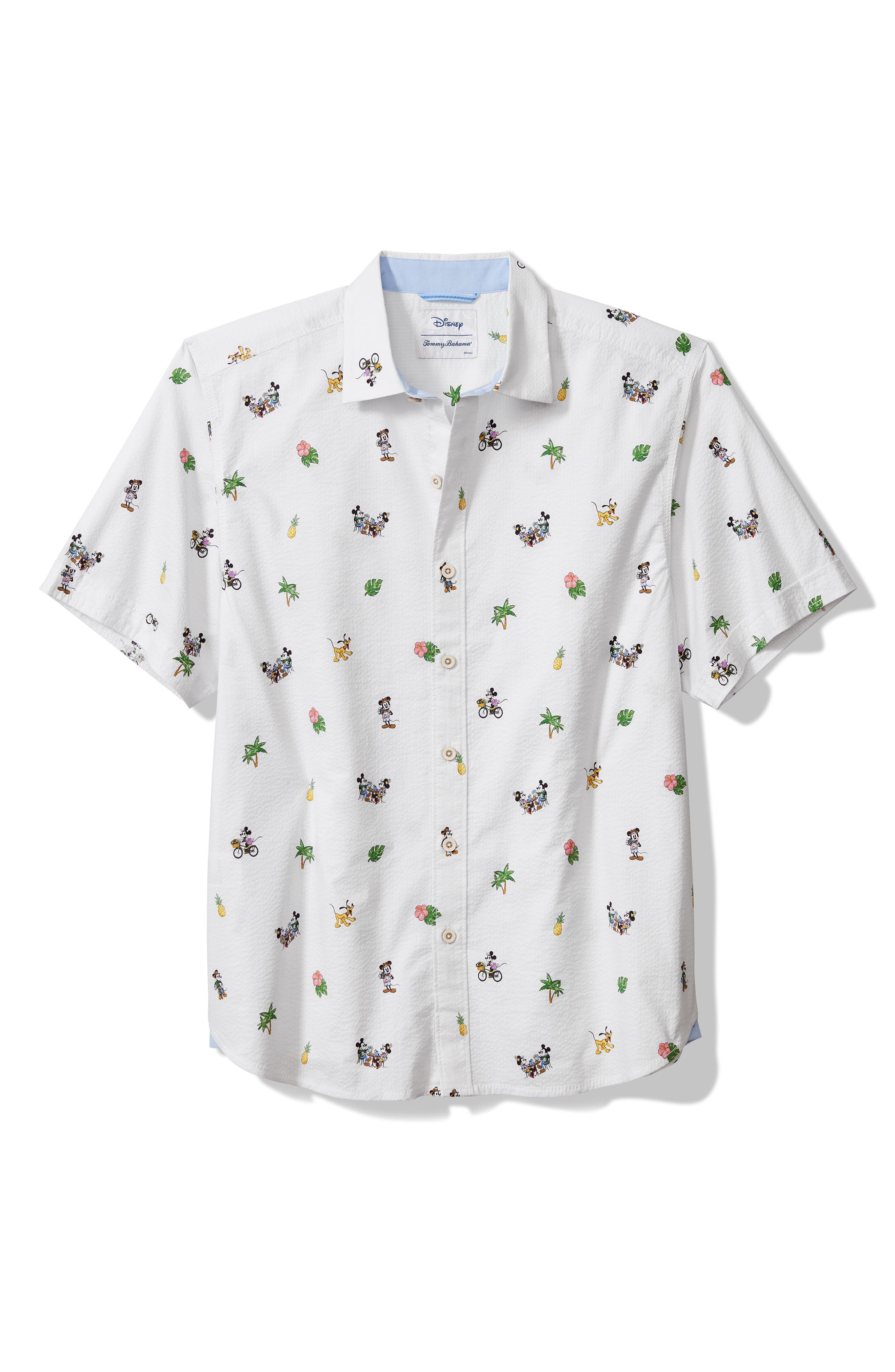 Nova Wave Beach Cruiser Short Sleeve Stretch Cotton Button-Up Shirt - image 1