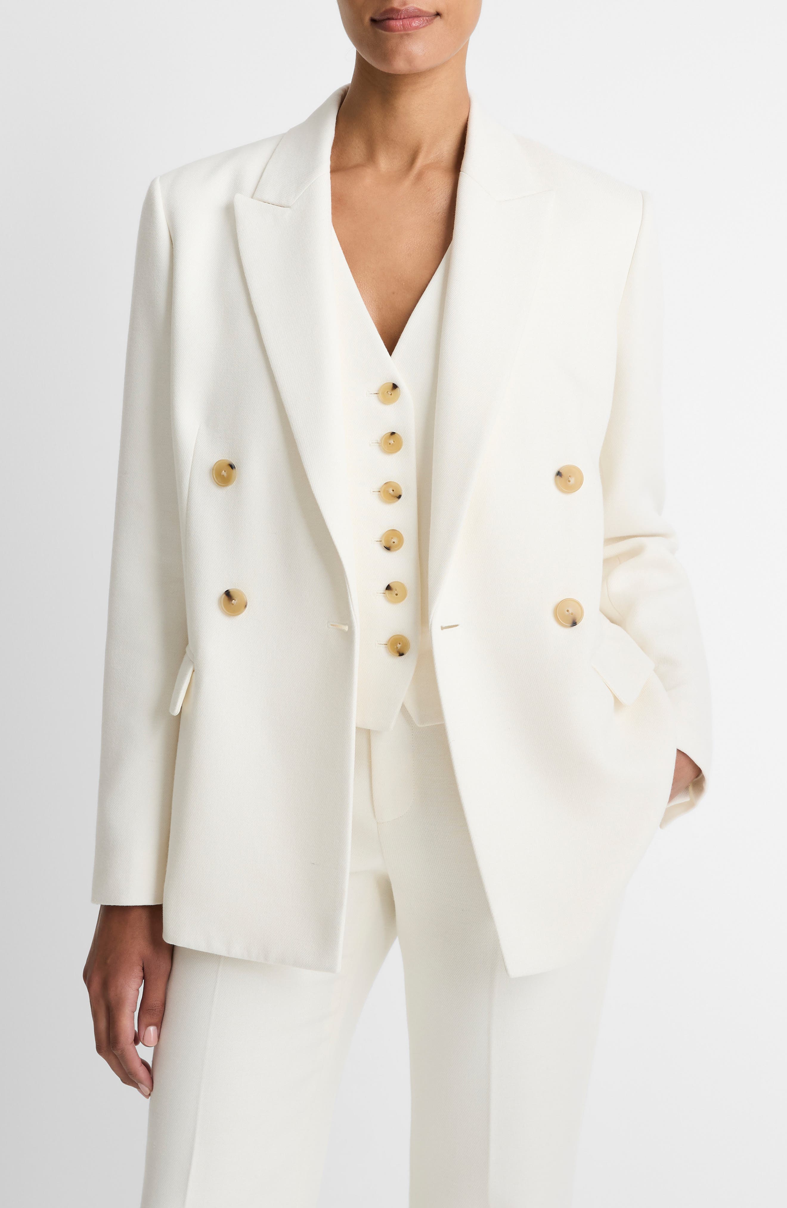 Tailored Double Breasted Blazer - image 1