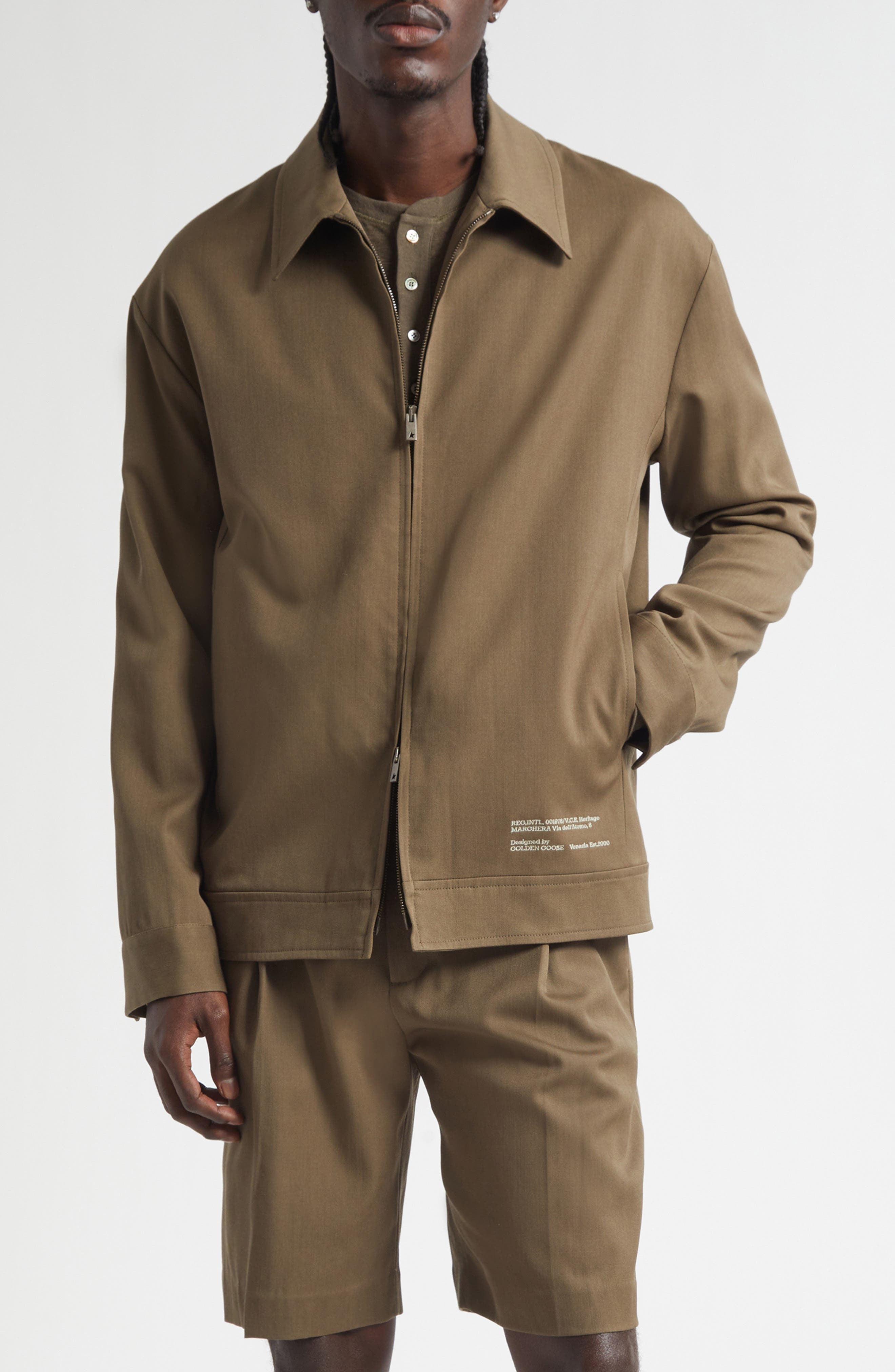 Journey Luther Virgin Wool Gabardine Coach's Jacket - image 1