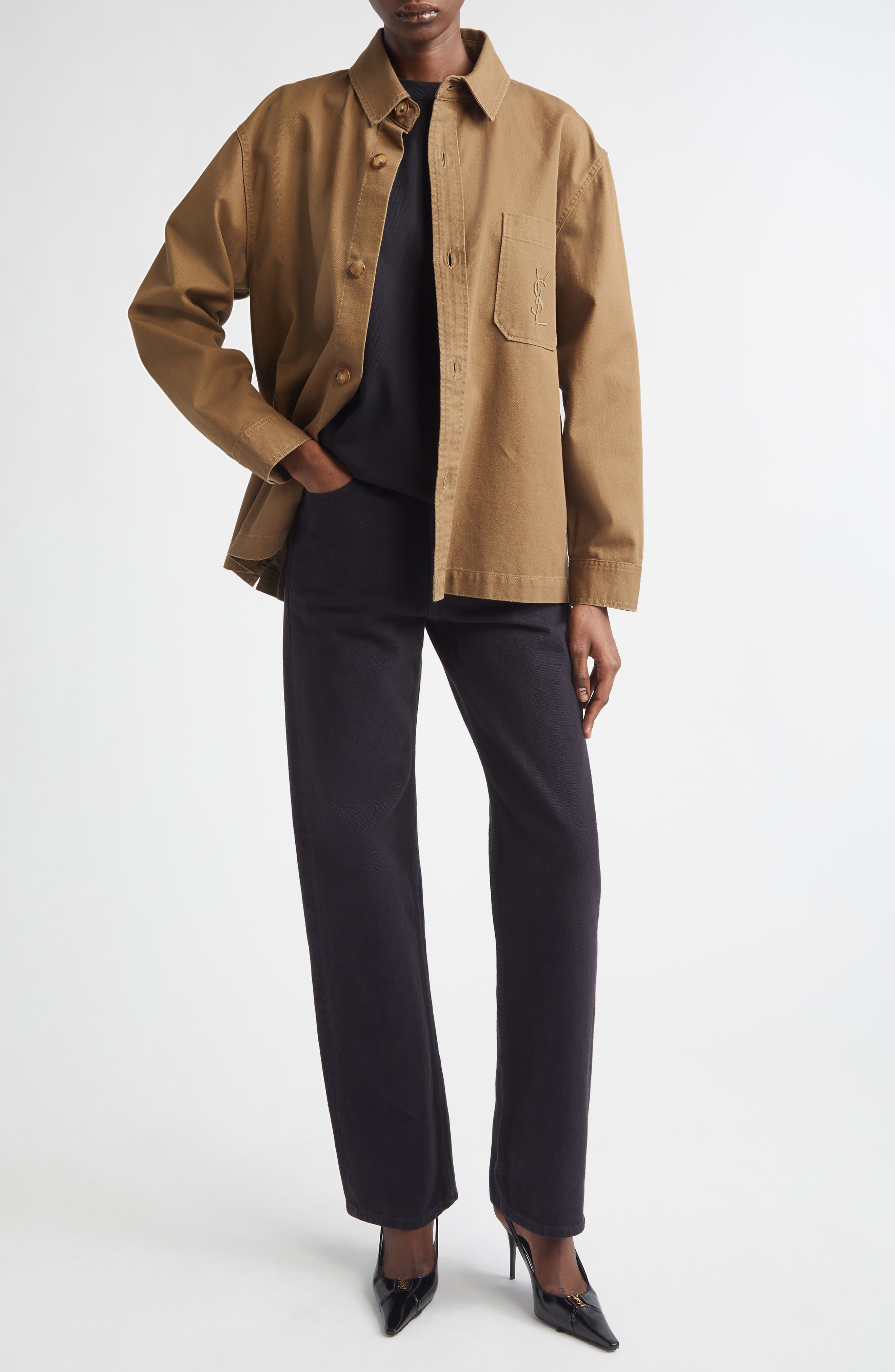 Belle Chasse Organic Cotton & Linen Overshirt - image 2