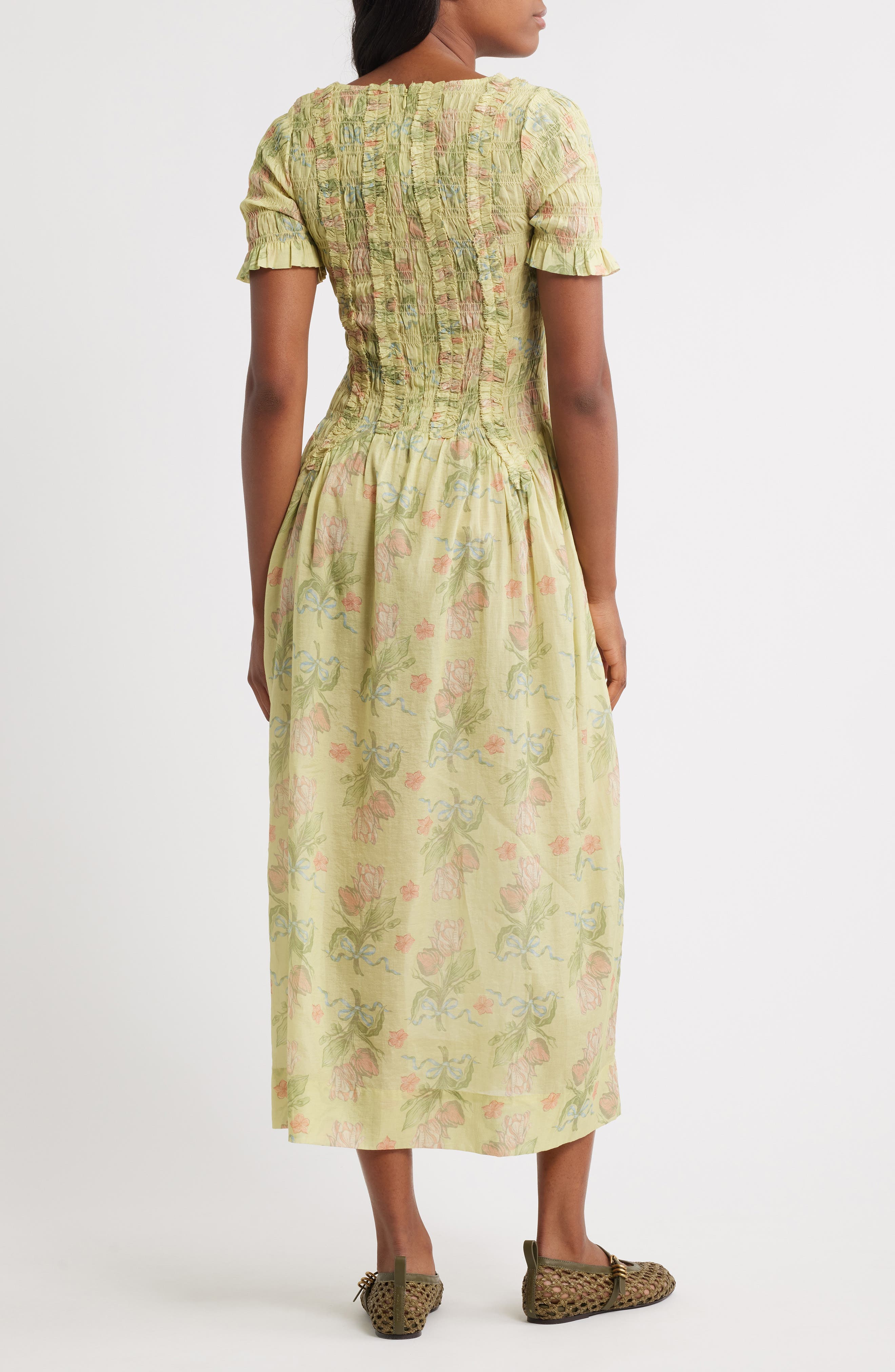 Raphaela Floral Midi Dress - image 2
