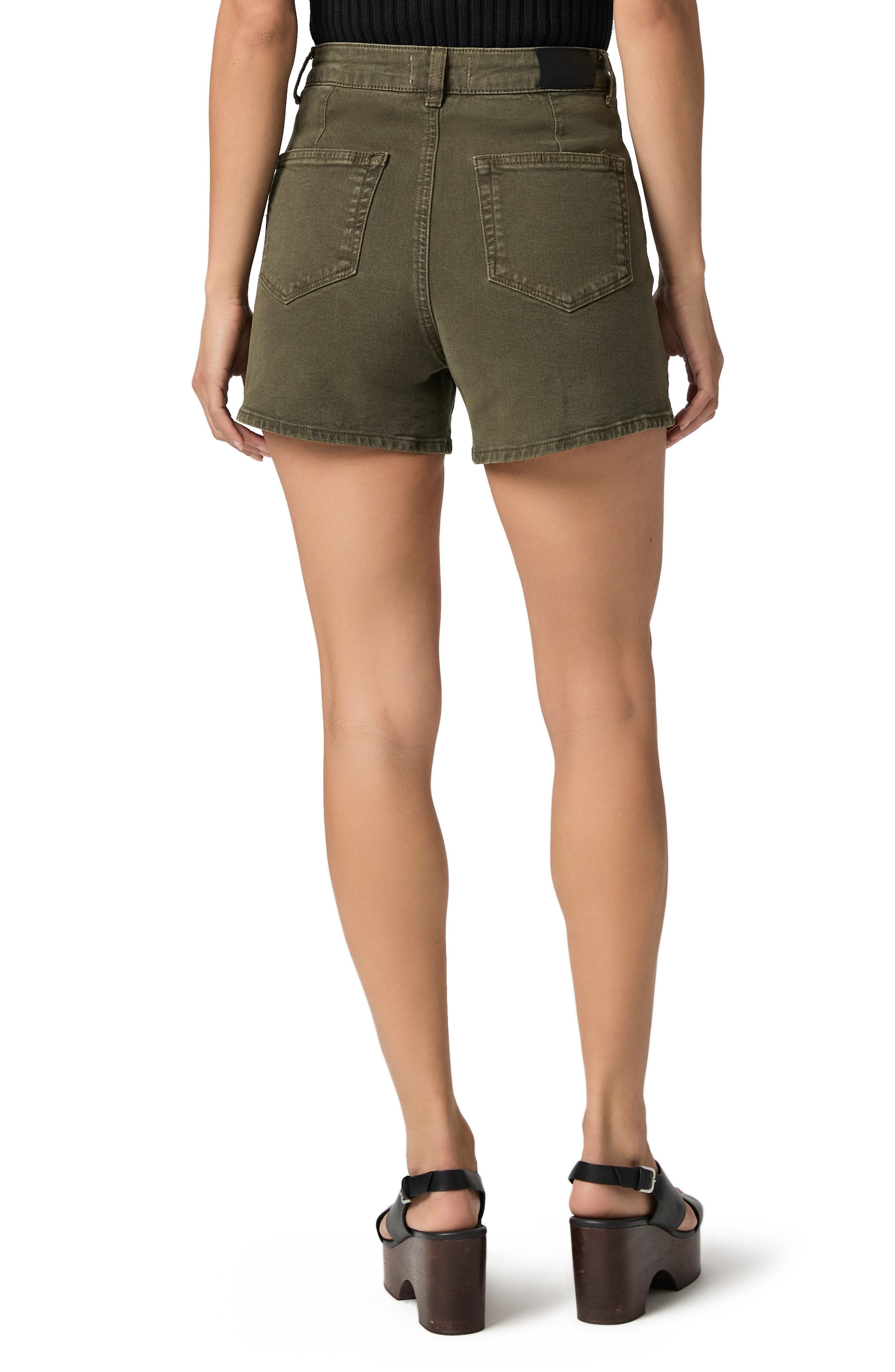 Dani Welt Pocket High Waist Denim Shorts - image 2
