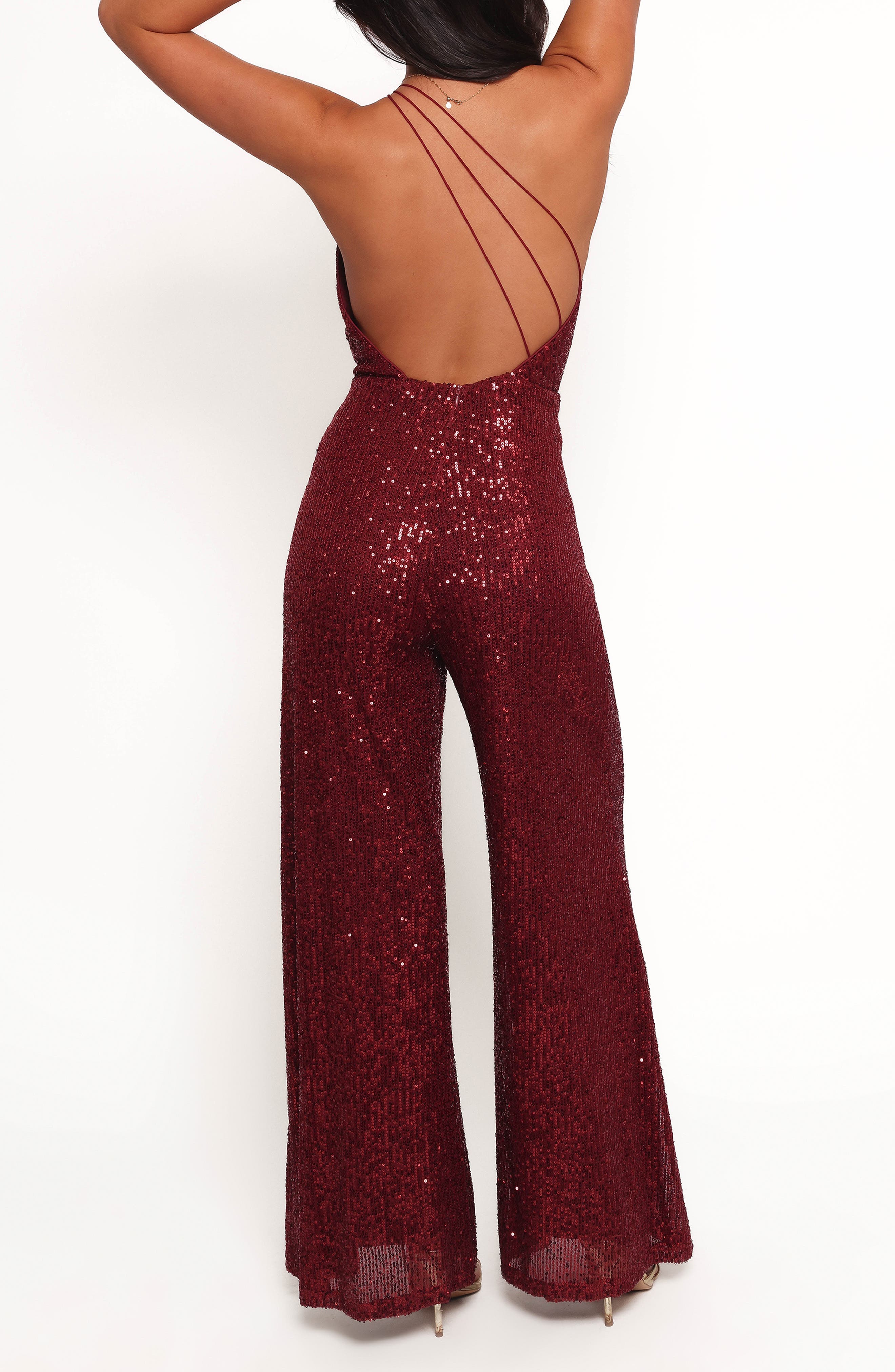 Khinna Sequin One-Shoulder Jumspuit - image 2