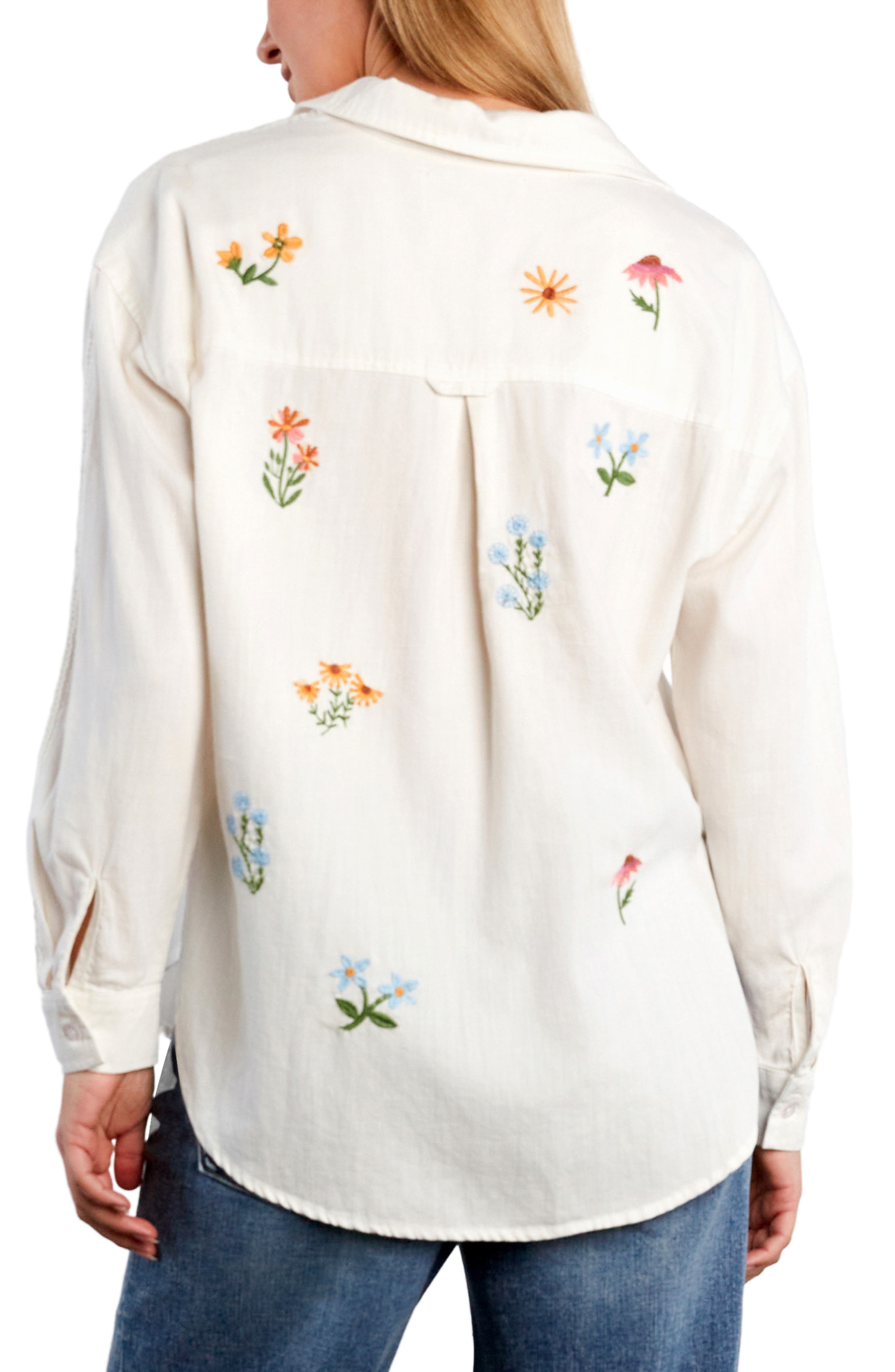 Wild Blossom Embroidered Shirt - image 2