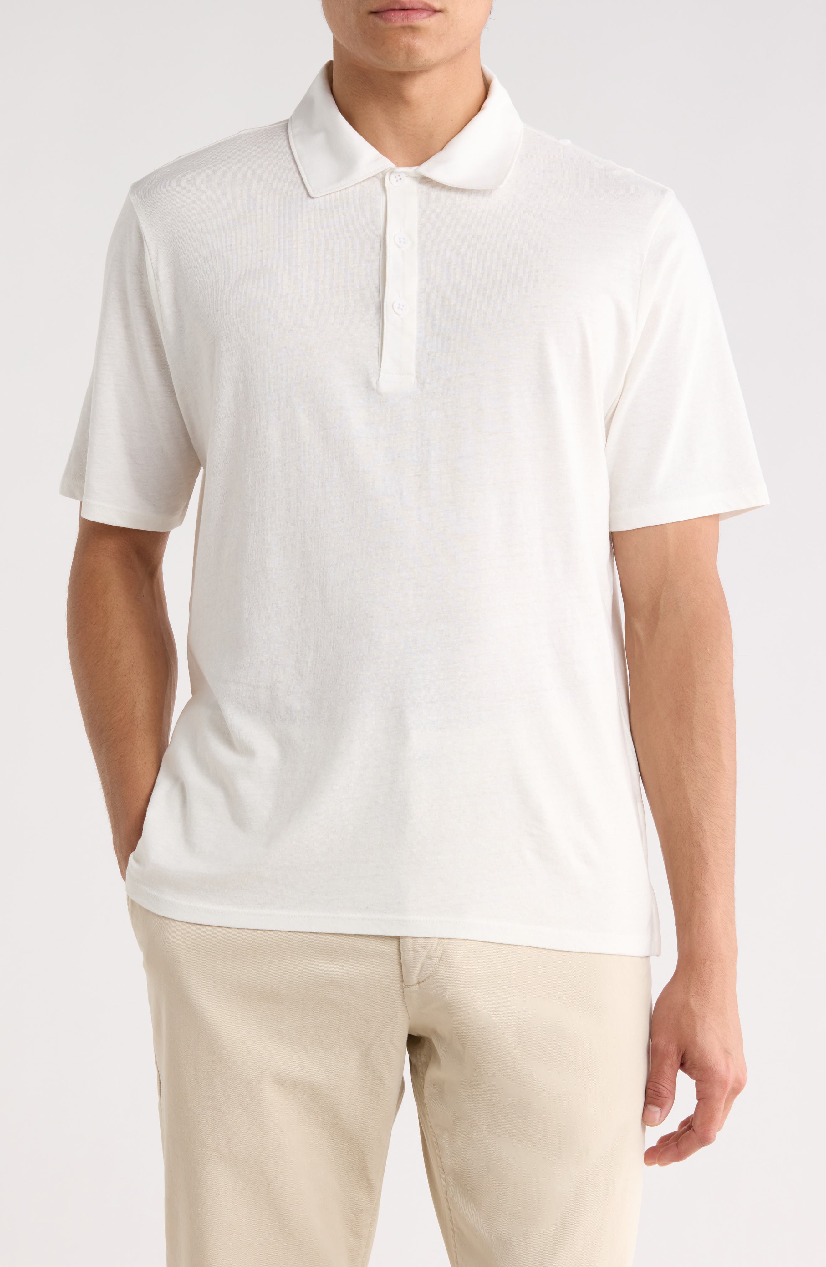 Classic Cotton & Linen Polo - image 1