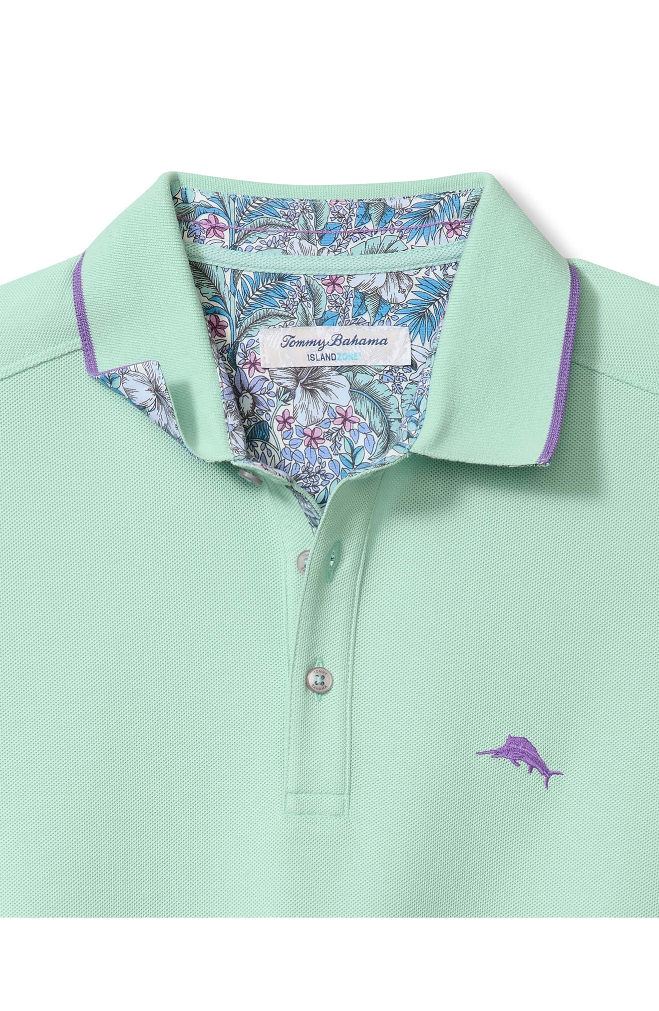 Azul Gardens Five O'Clock IslandZone Pique Performance Polo - image 2
