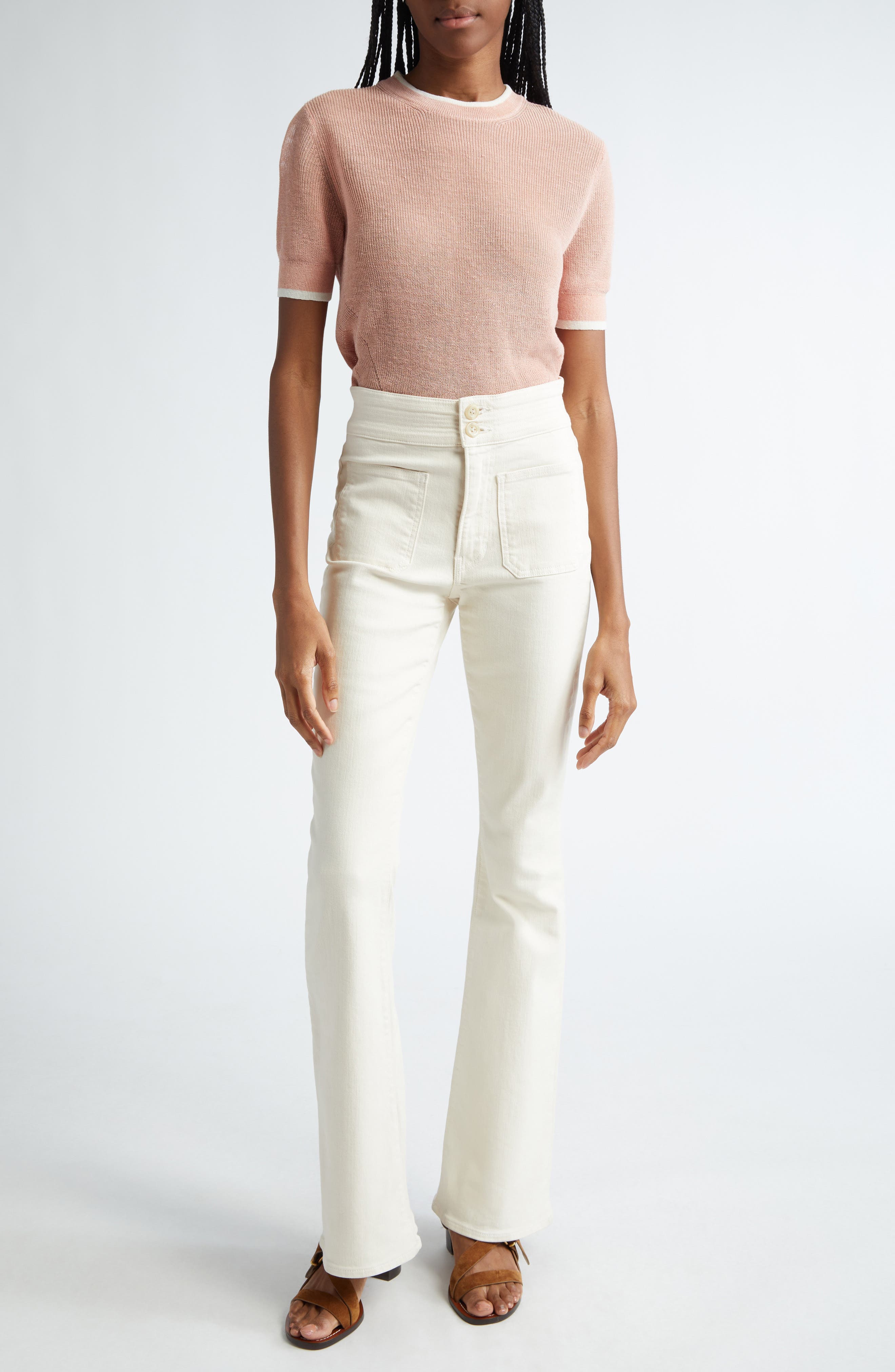 Beverly Patch Pocket Skinny Flare Jeans - image 2