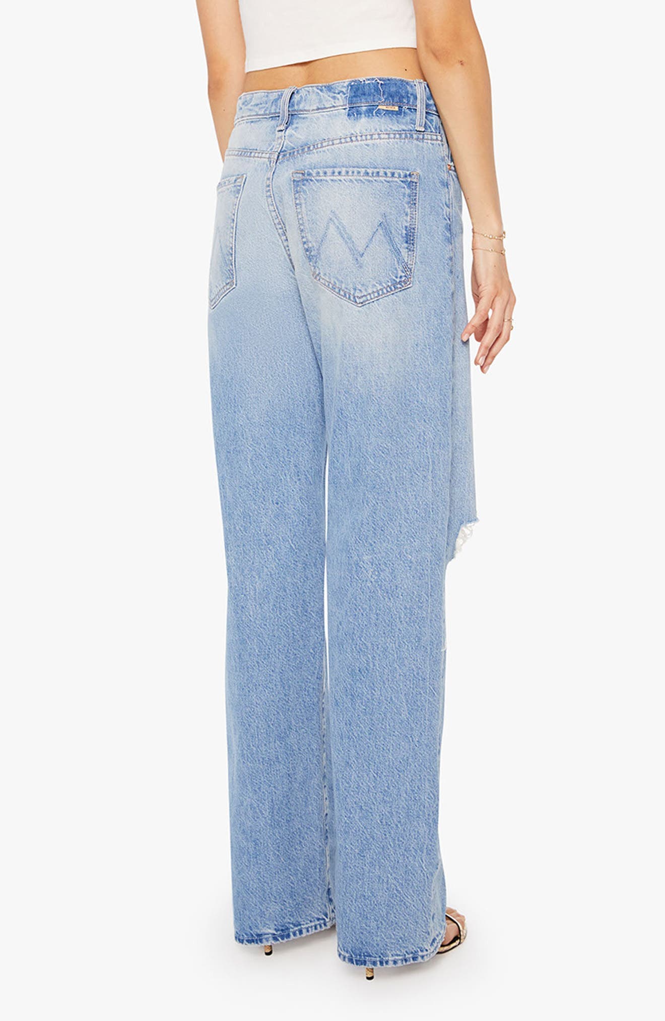 The Dodger Sneak Ripped Wide Leg Jeans - image 2
