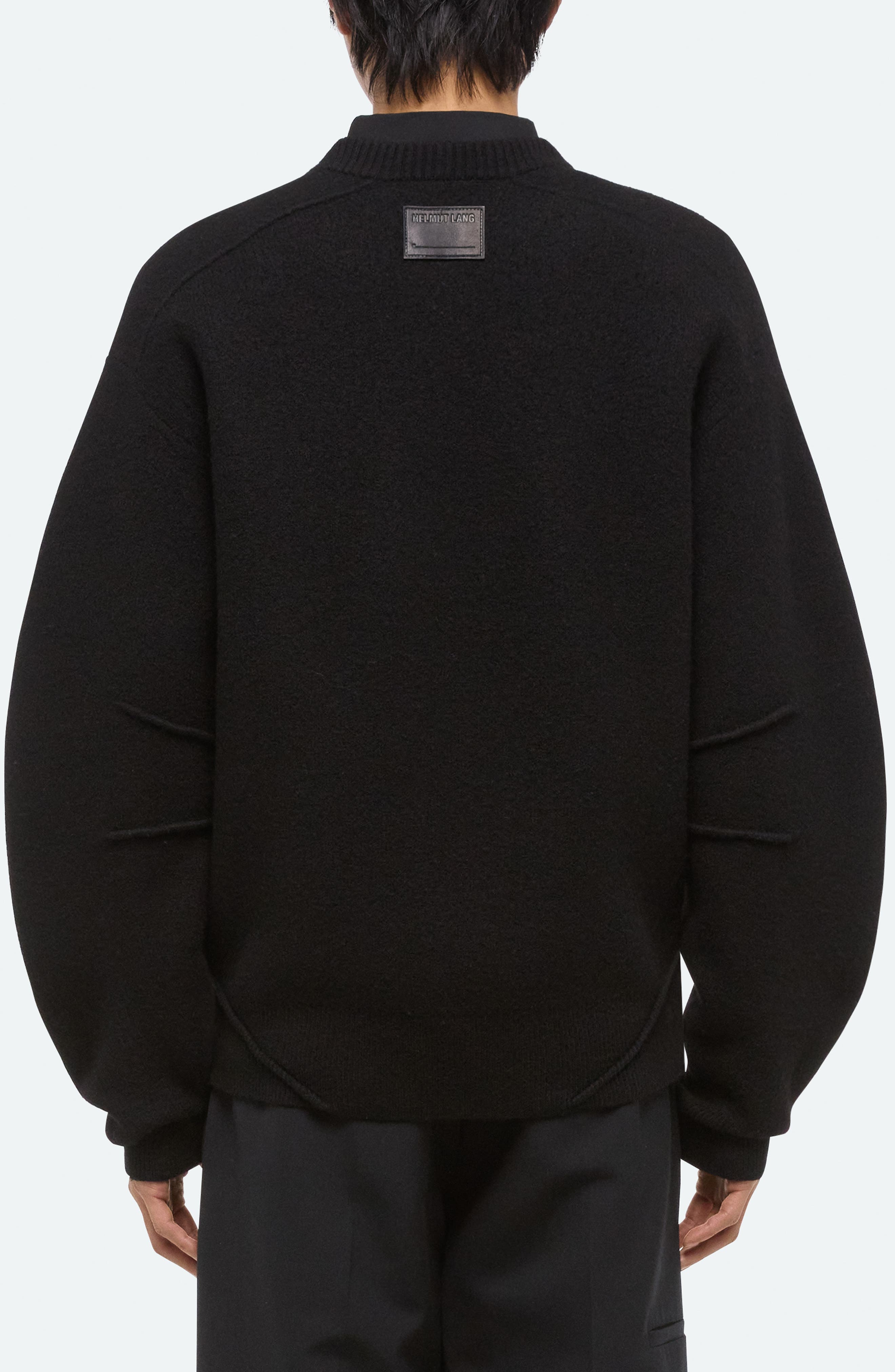 Boiled Merino Wool Crewneck Sweater - image 2