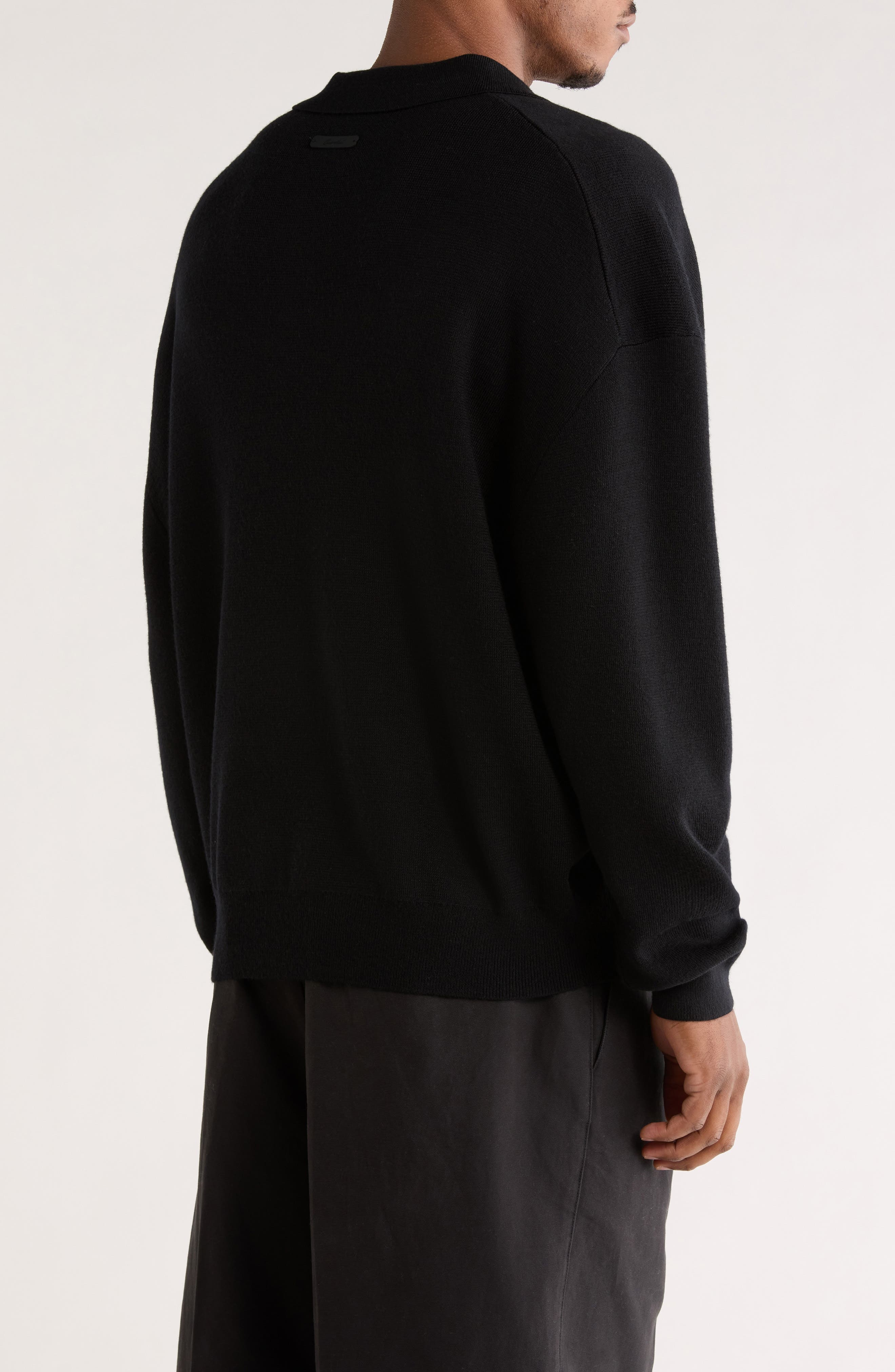Signature '90s Merino Wool Polo Sweater - image 2
