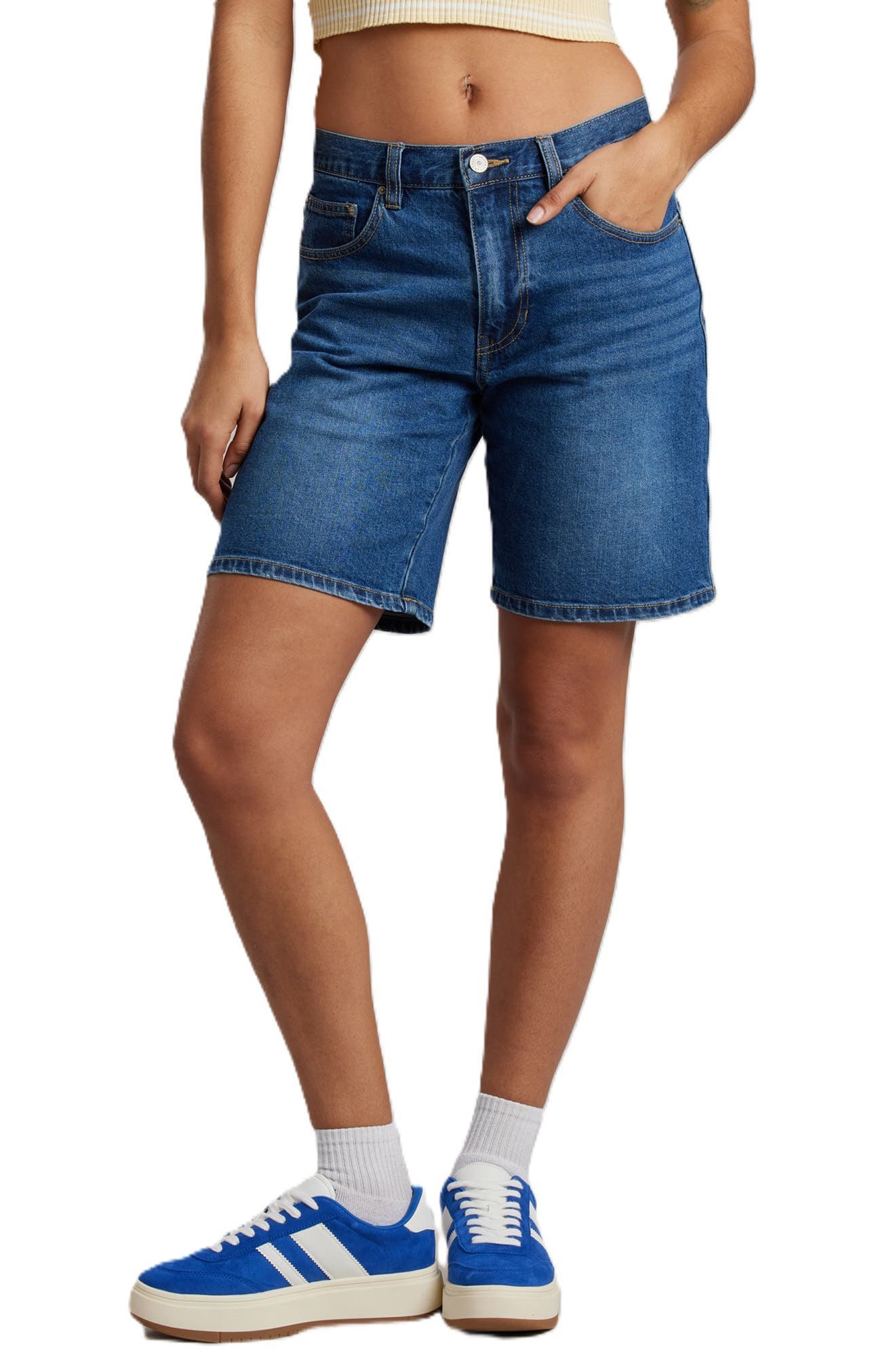 Becka Denim Shorts - image 1