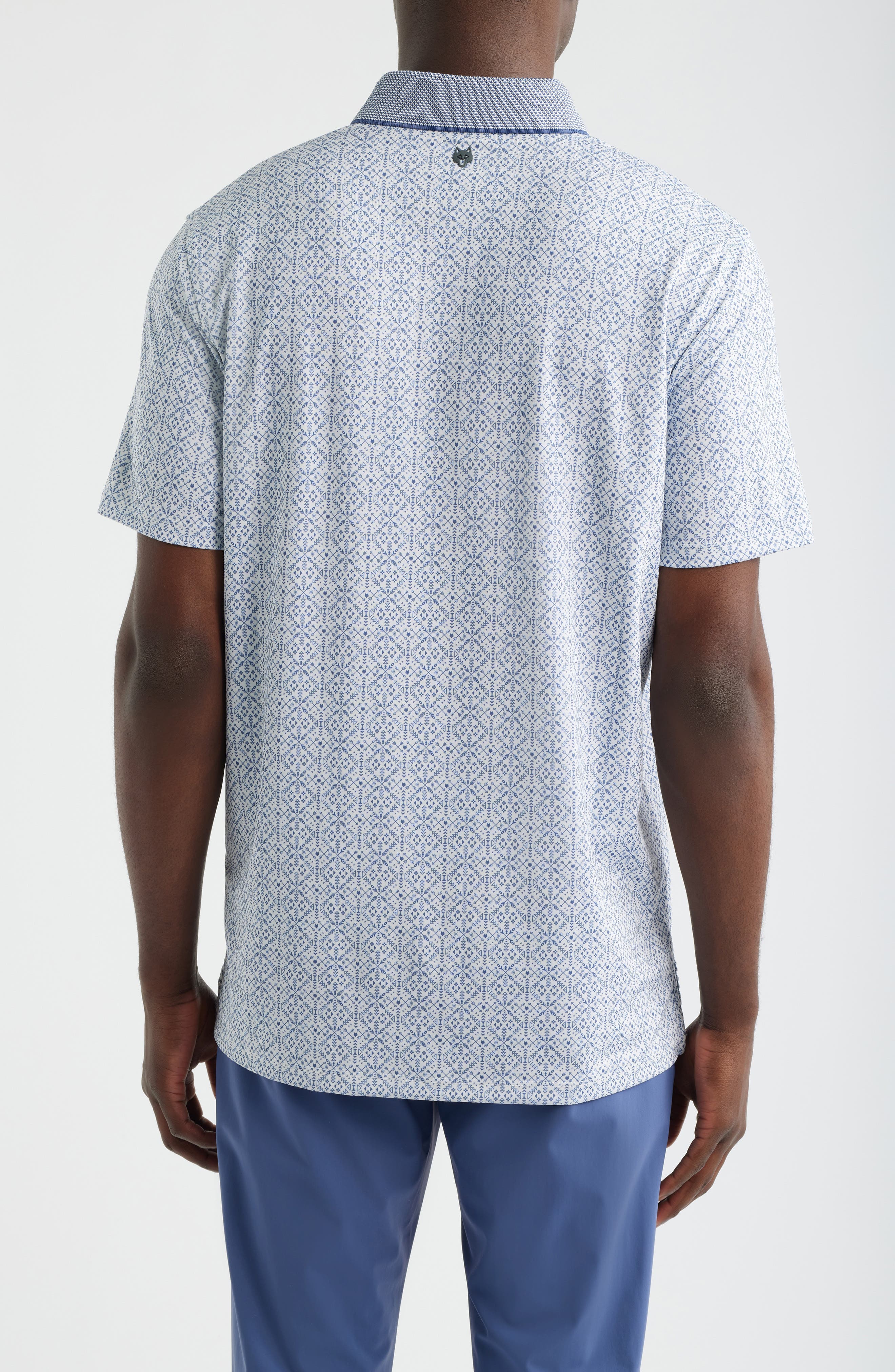 Echo Falls Geo Print Performance Golf Polo - image 2