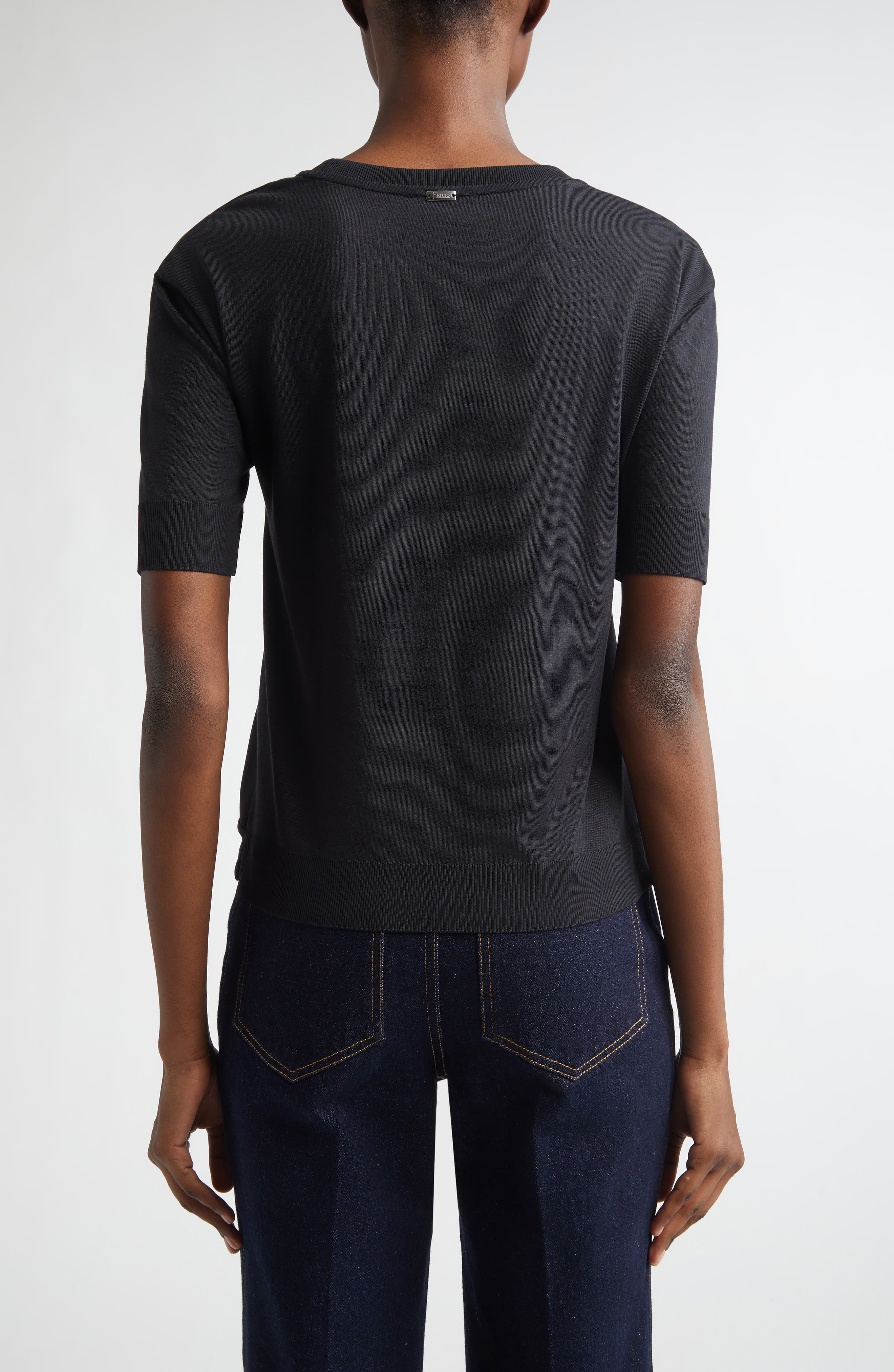 Glam Knit Crewneck T-Shirt - image 2