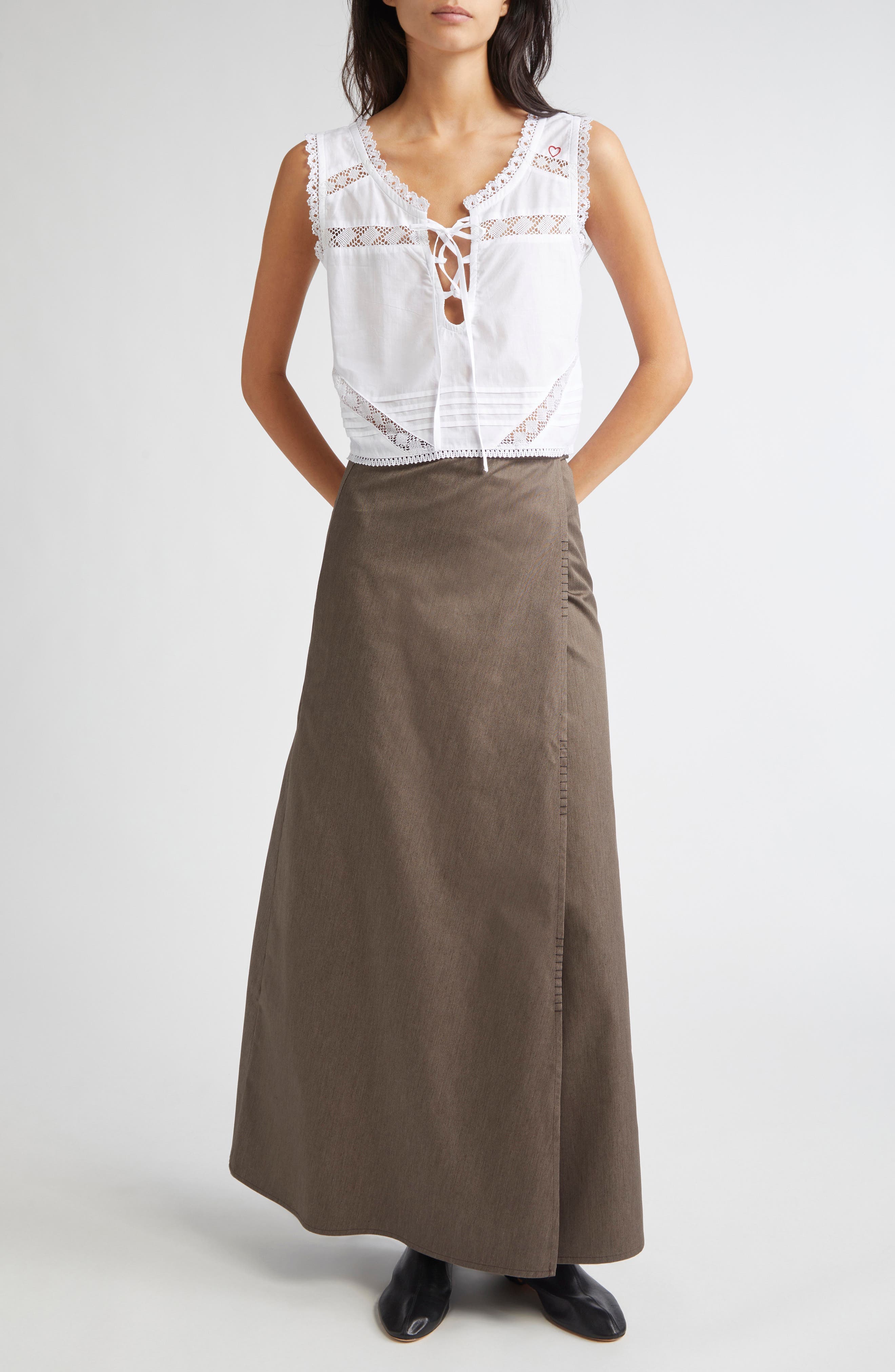 Long Wrap Skirt - image 2