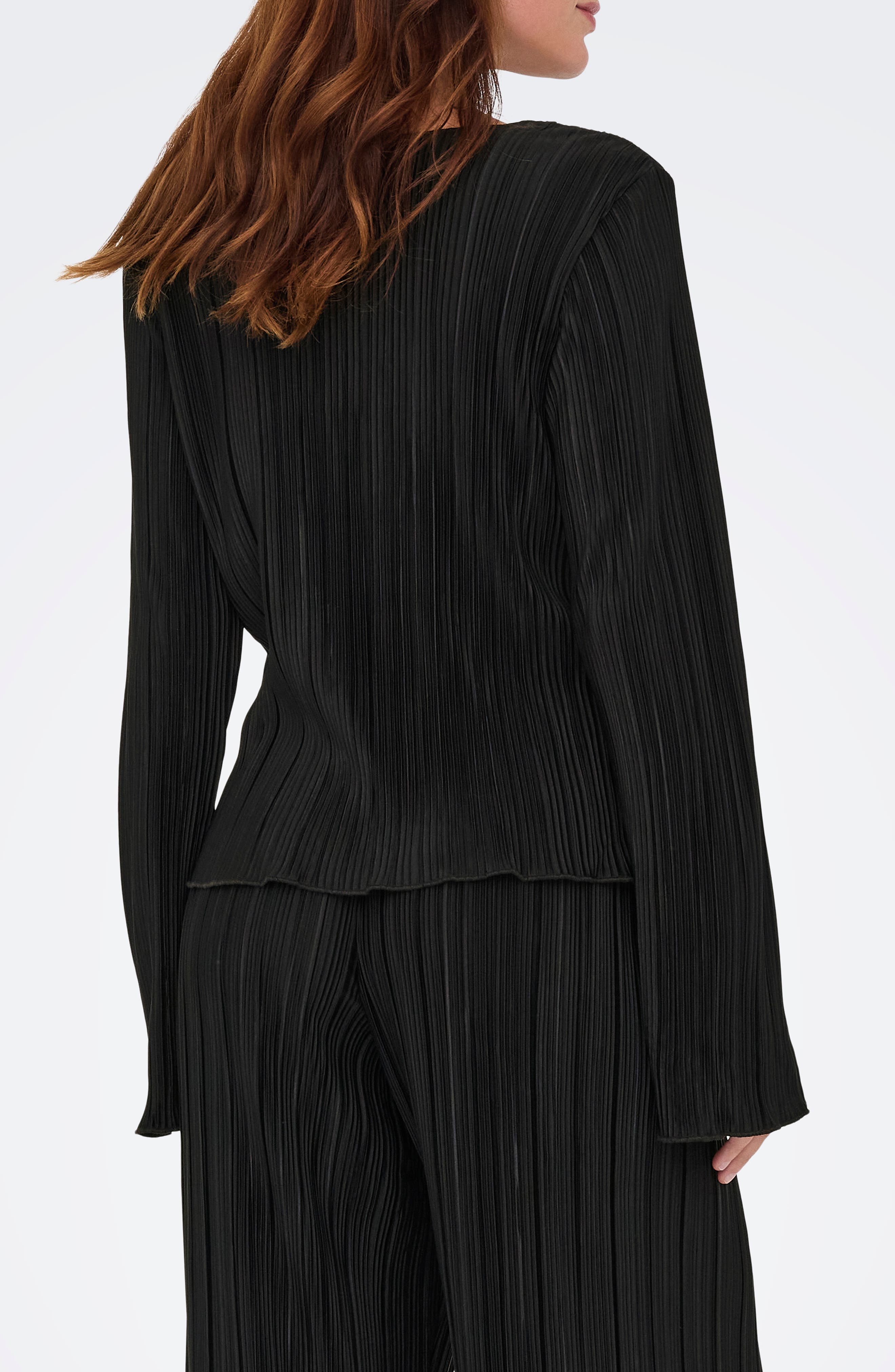 Pery Long Sleeve Plisse Top - image 2