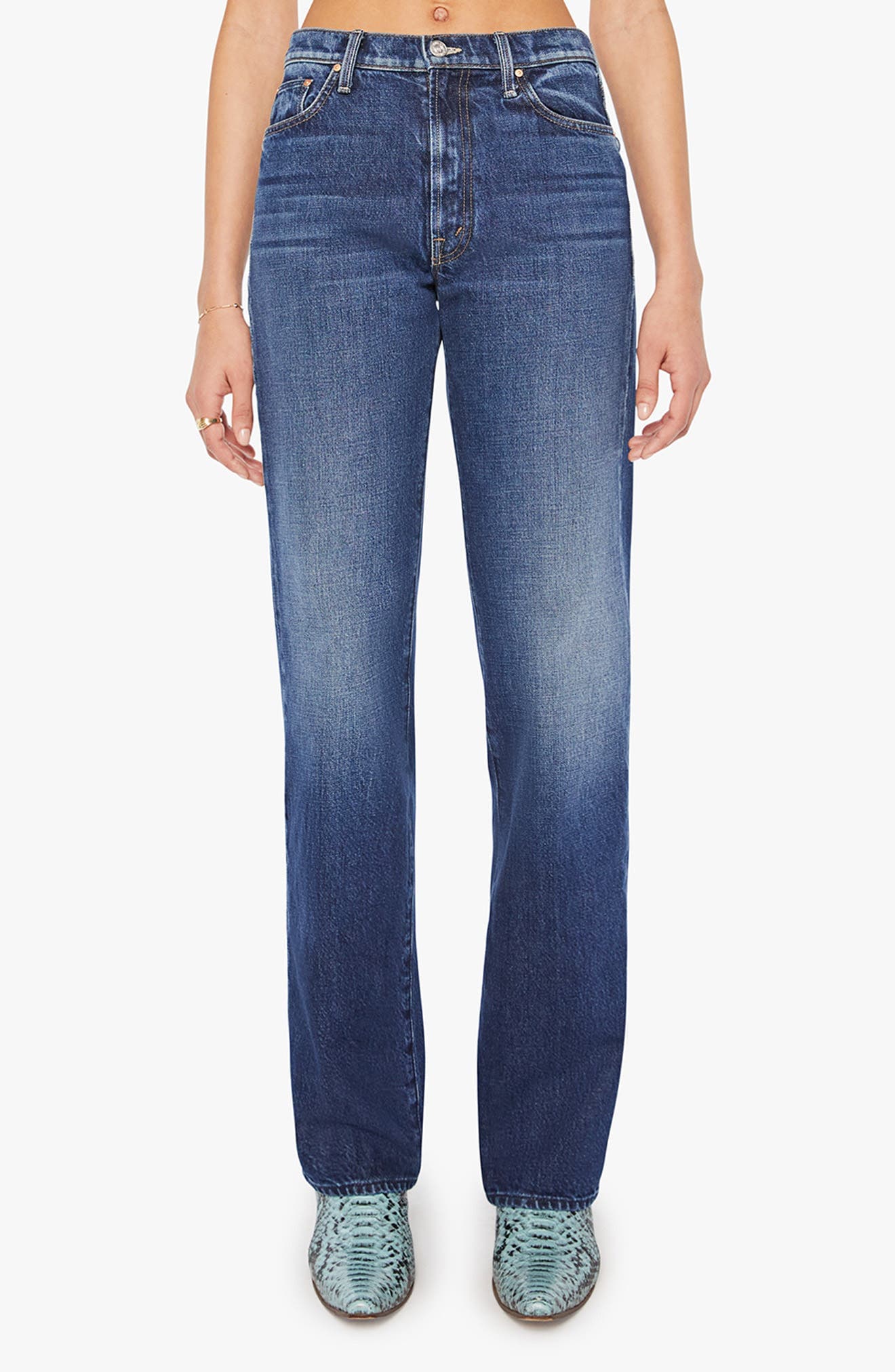 The Rambler High Waist Straight Leg Jeans - image 1