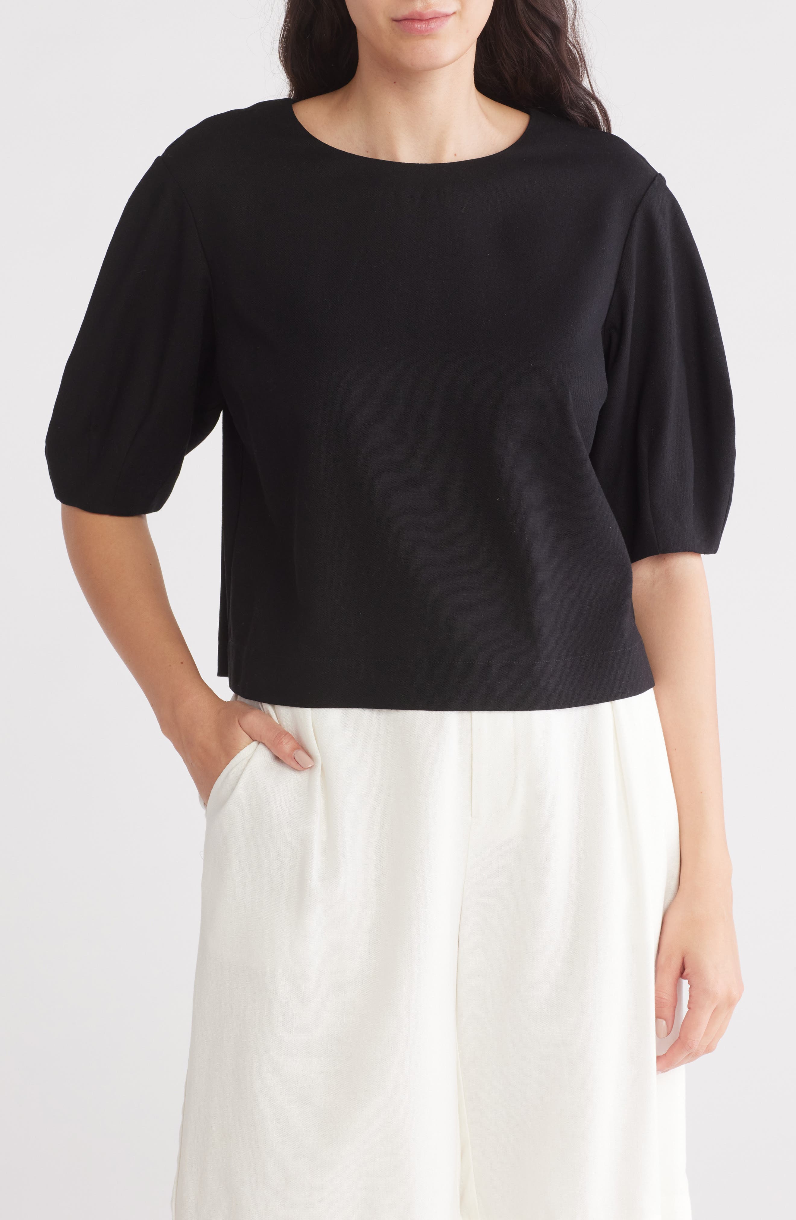 Balloon Sleeve Top - image 1