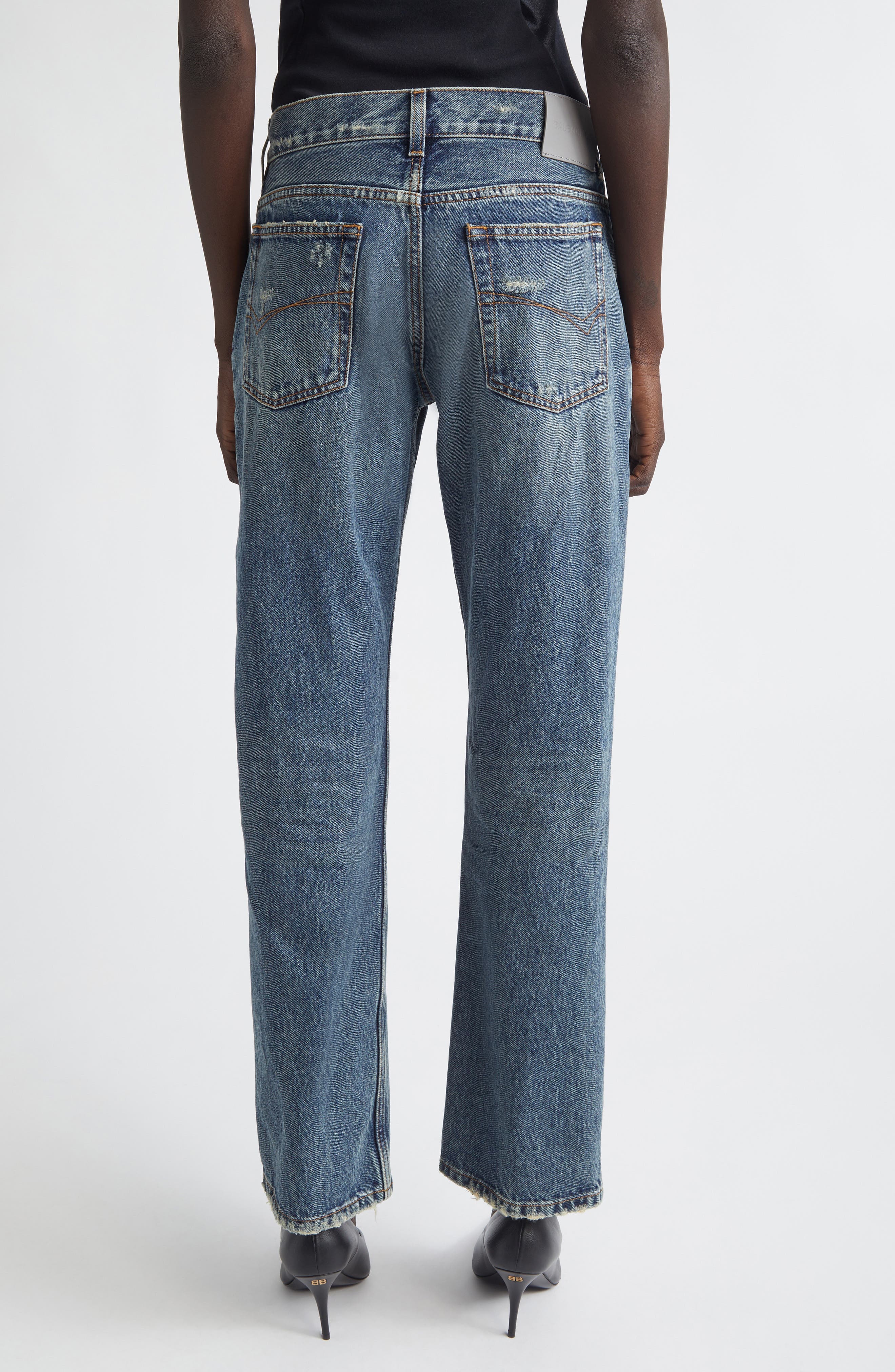 Regular Fit Distressed Jeans - image 2