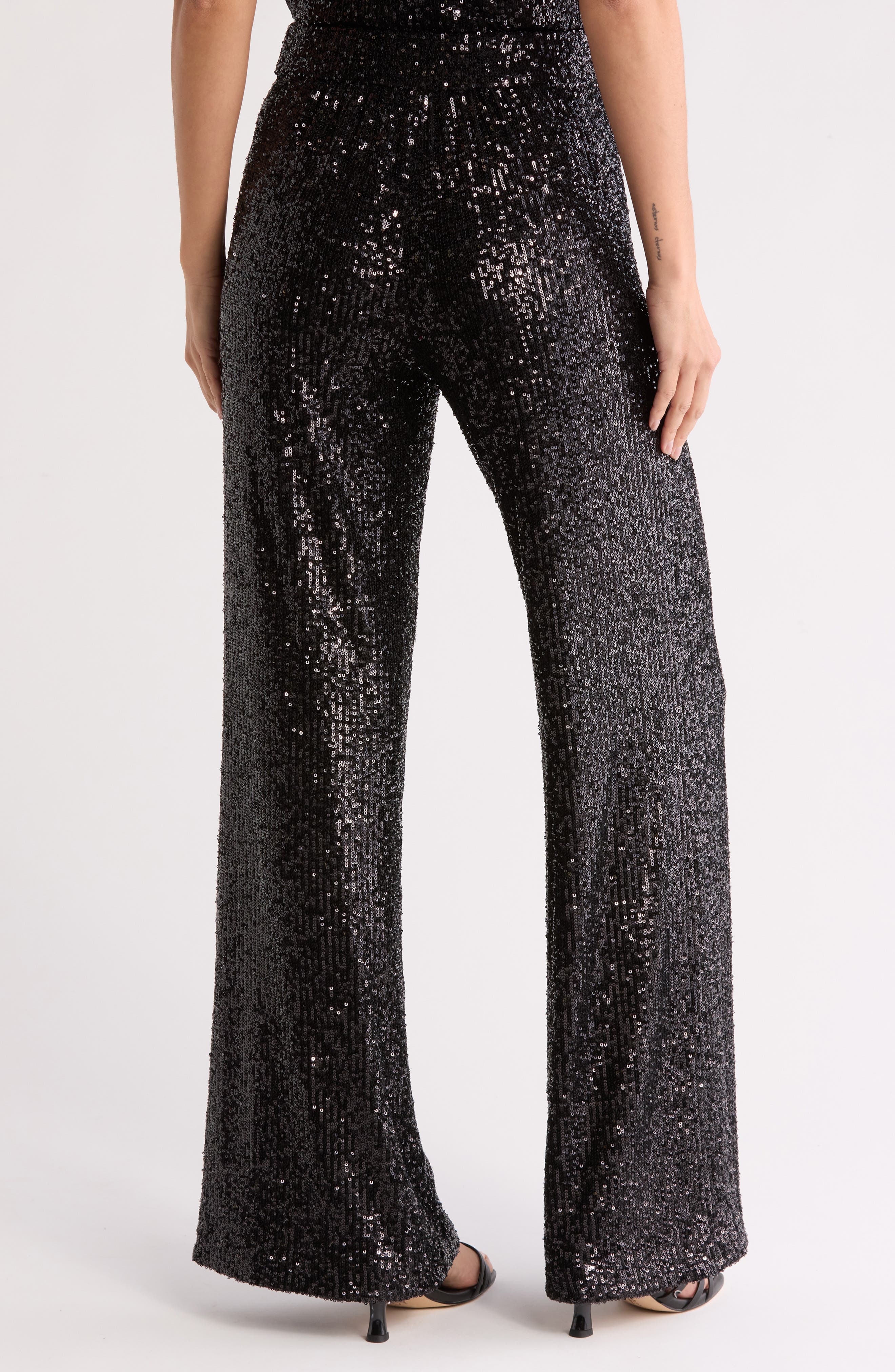 Lavenia Wide Leg Sequin Pants - image 2