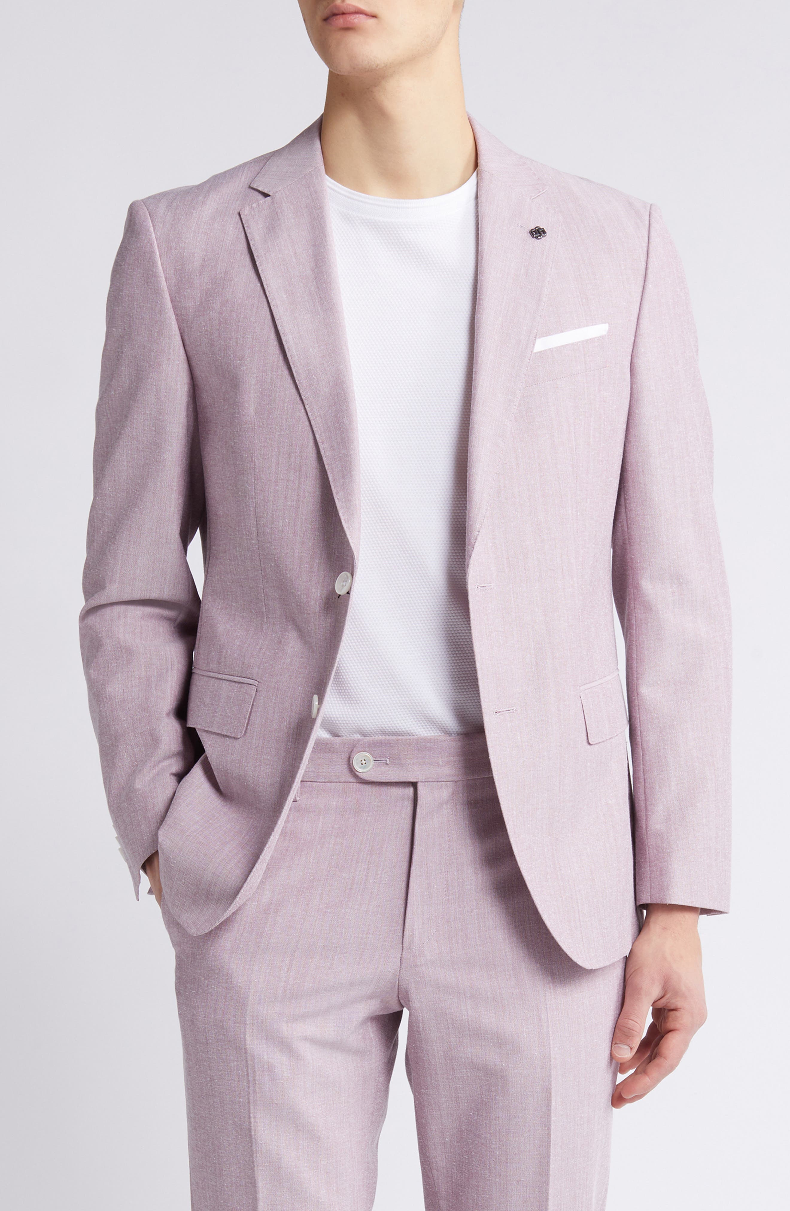 Hutson Melange Cotton & Wool Blend Sport Coat - image 1