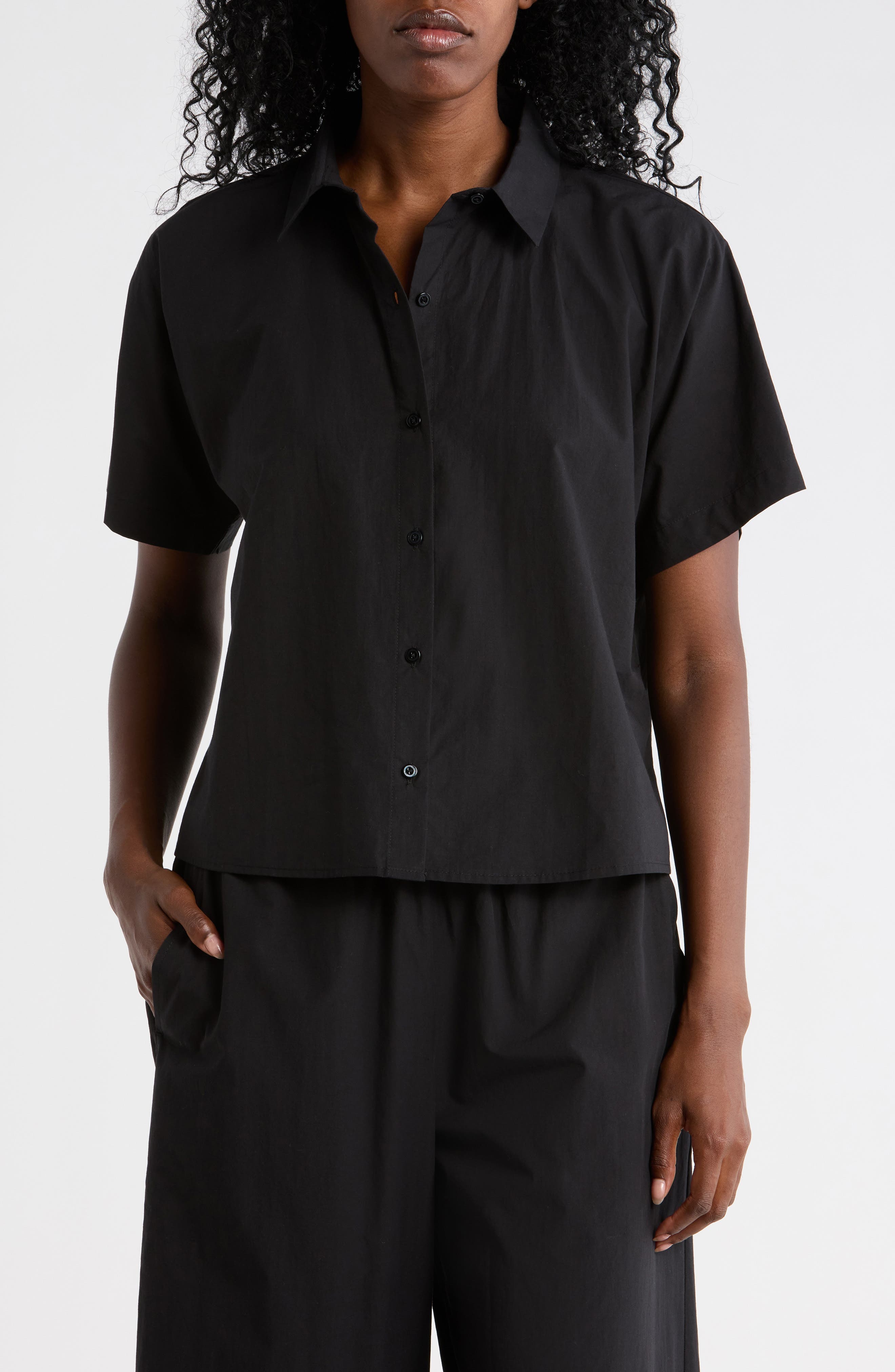 Classic Collared Organic Cotton Shirt - image 1