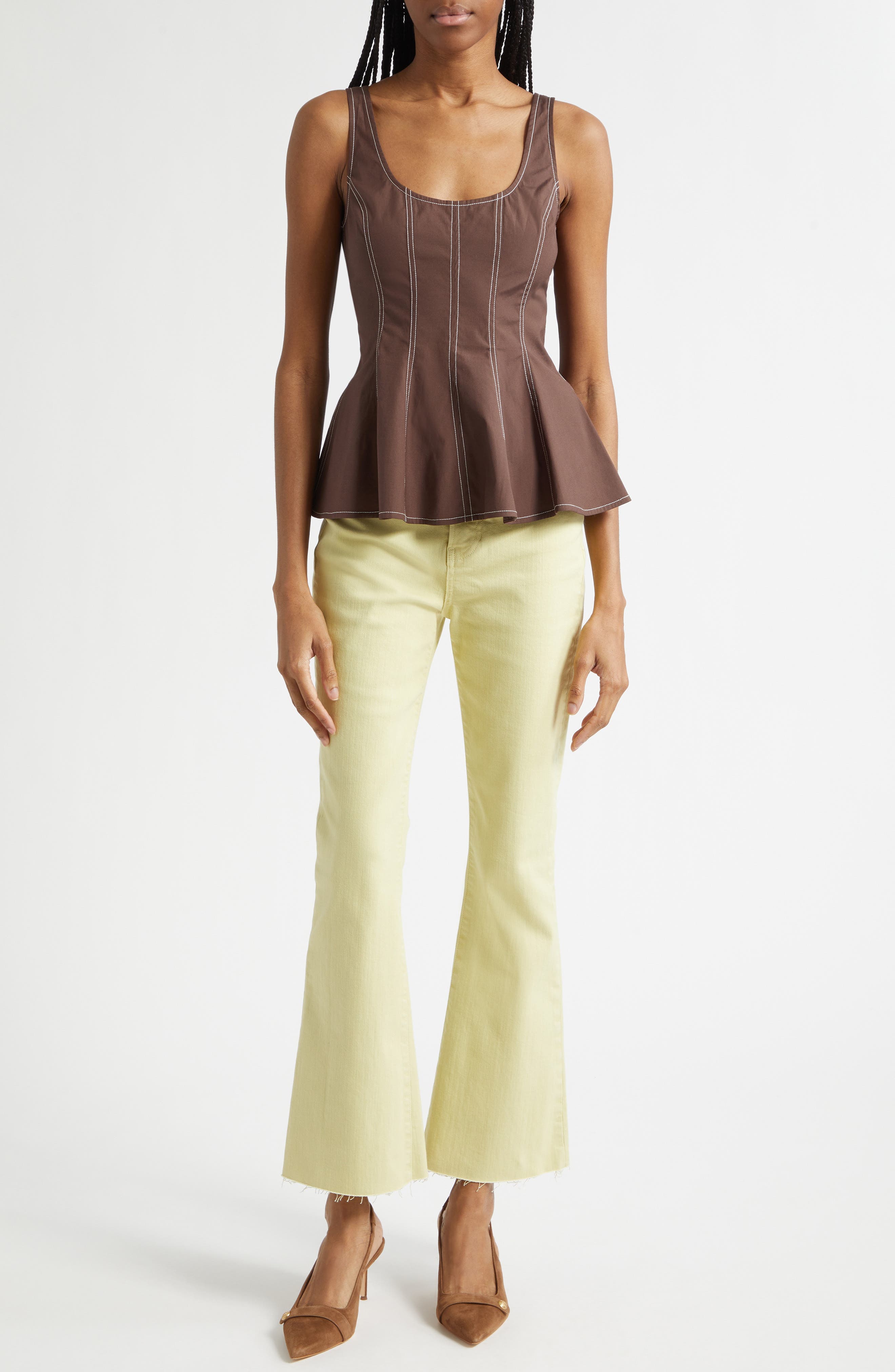 Charlie Peplum Tank - image 2