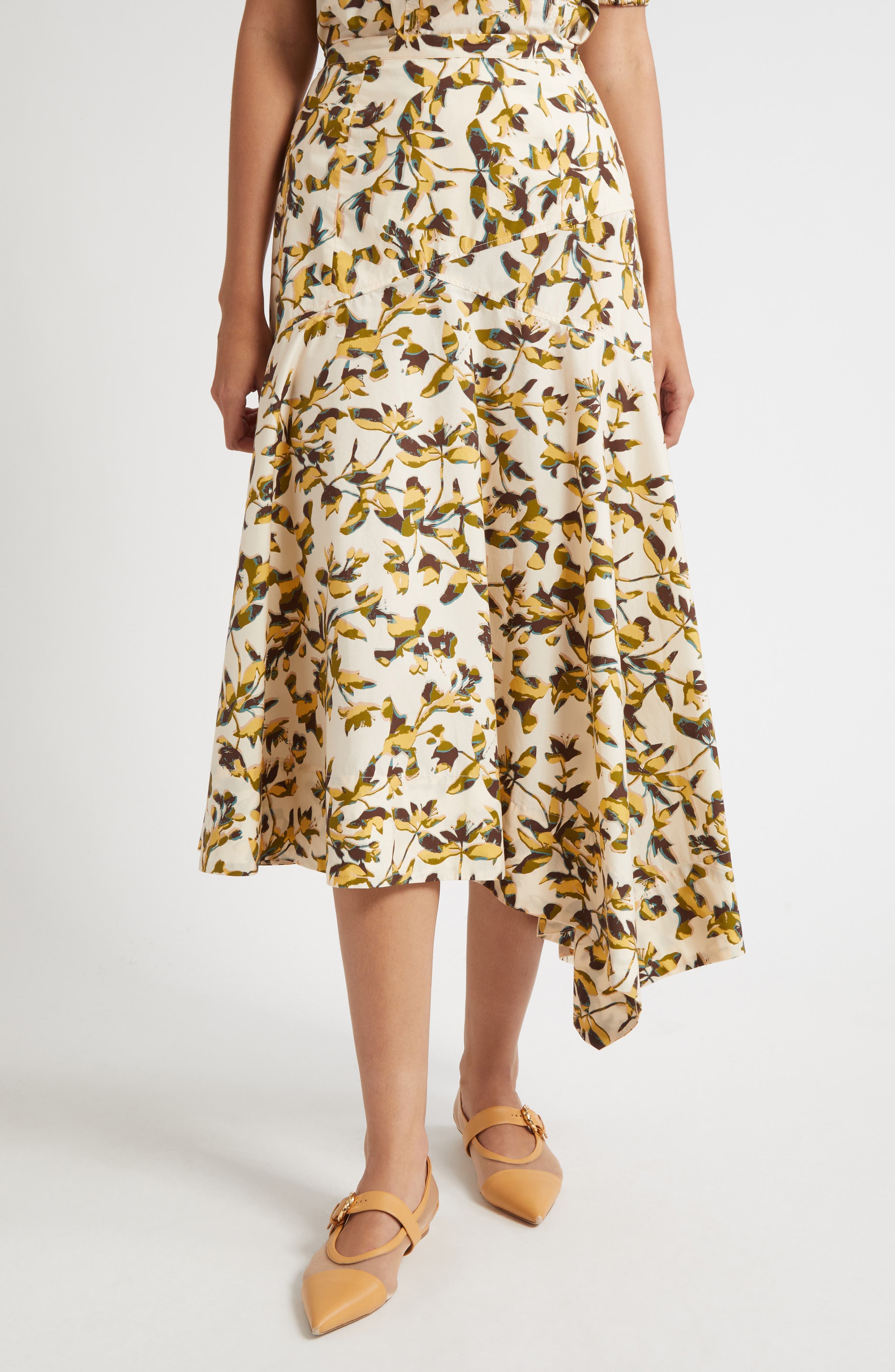 Annika High Waist Asymmetric Skirt - image 1