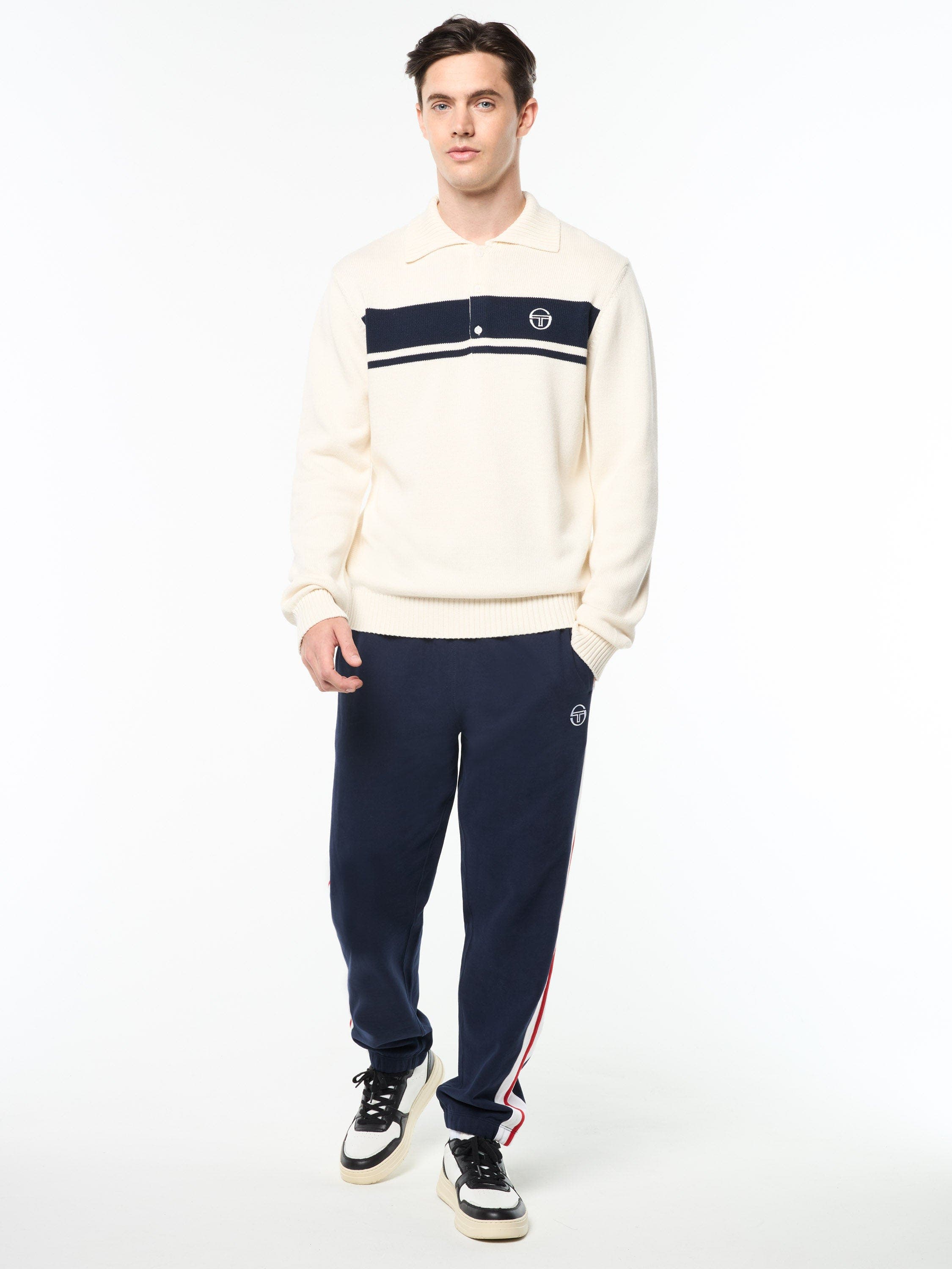 Damarindo Long Sleeve Knit Polo - image 2