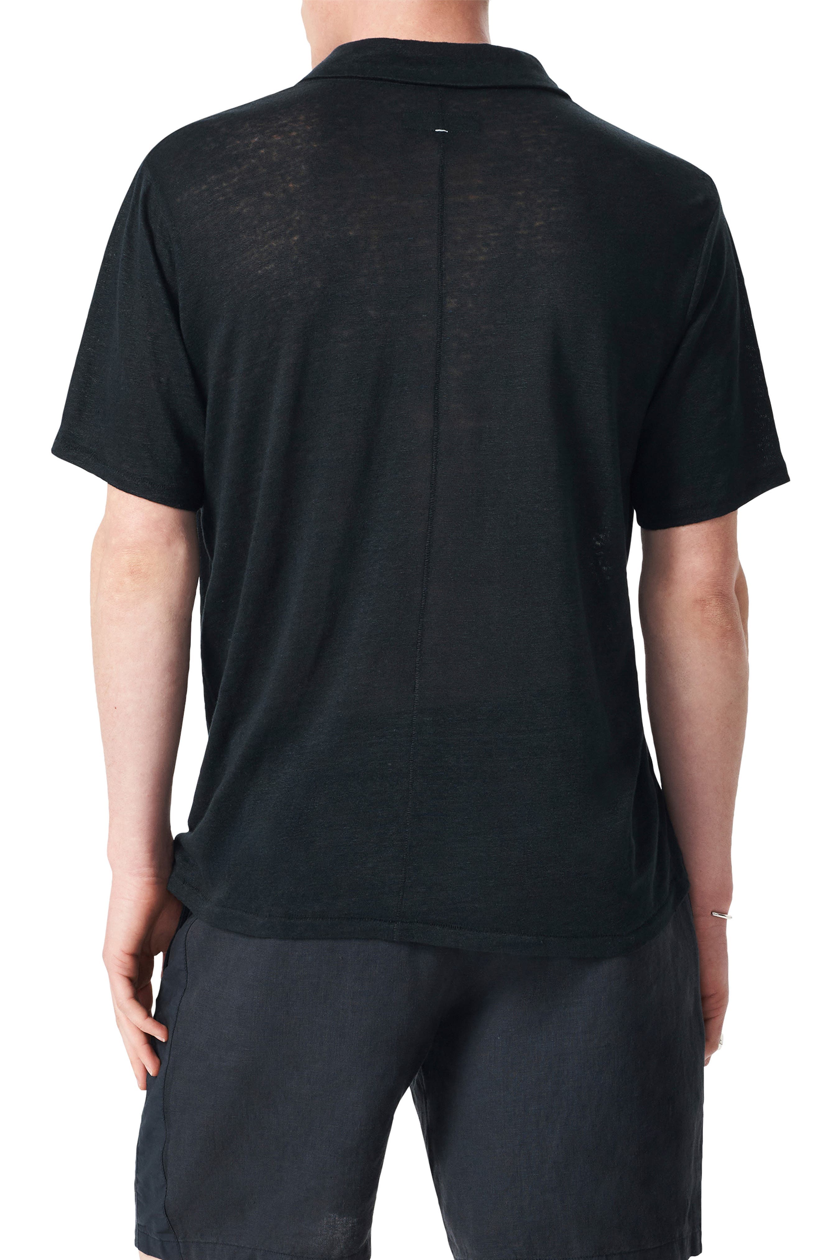 Johnny Collar Linen Polo - image 2