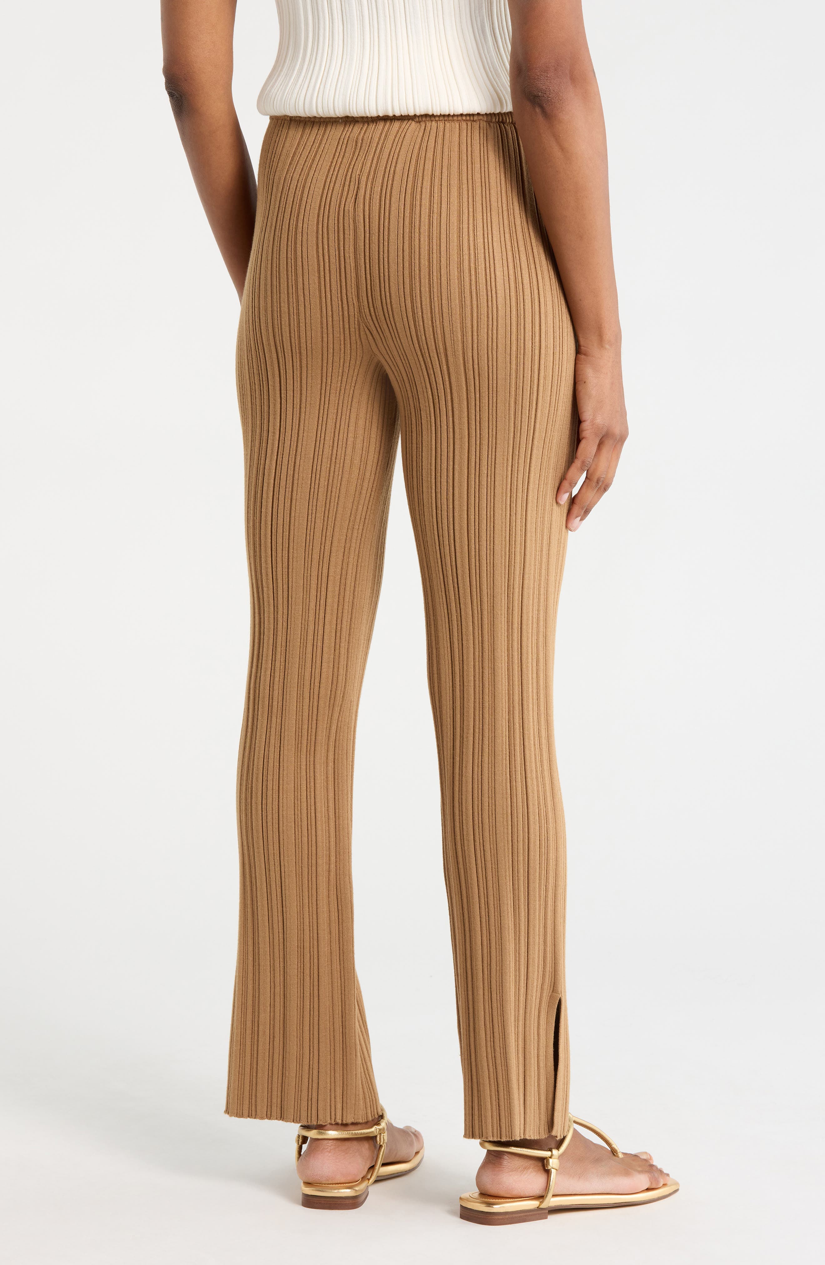 Rib Sweater Pants - image 2