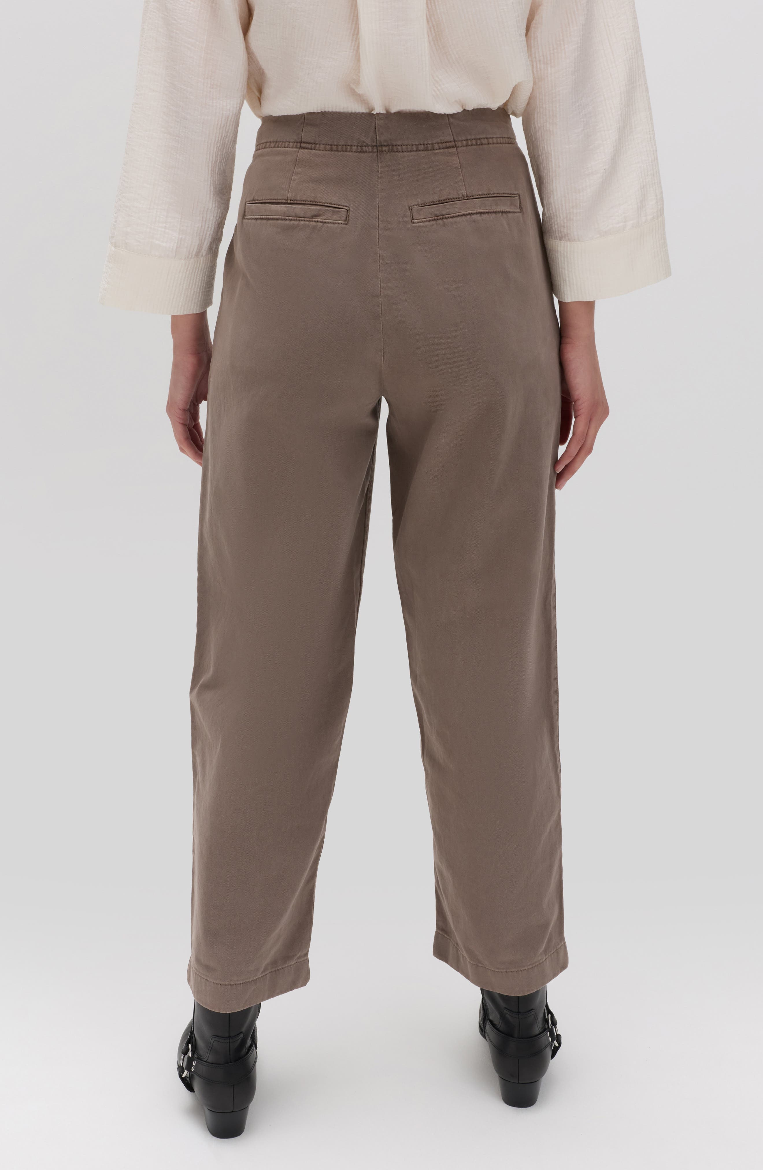 Pleated Barrel Leg Pants - image 2