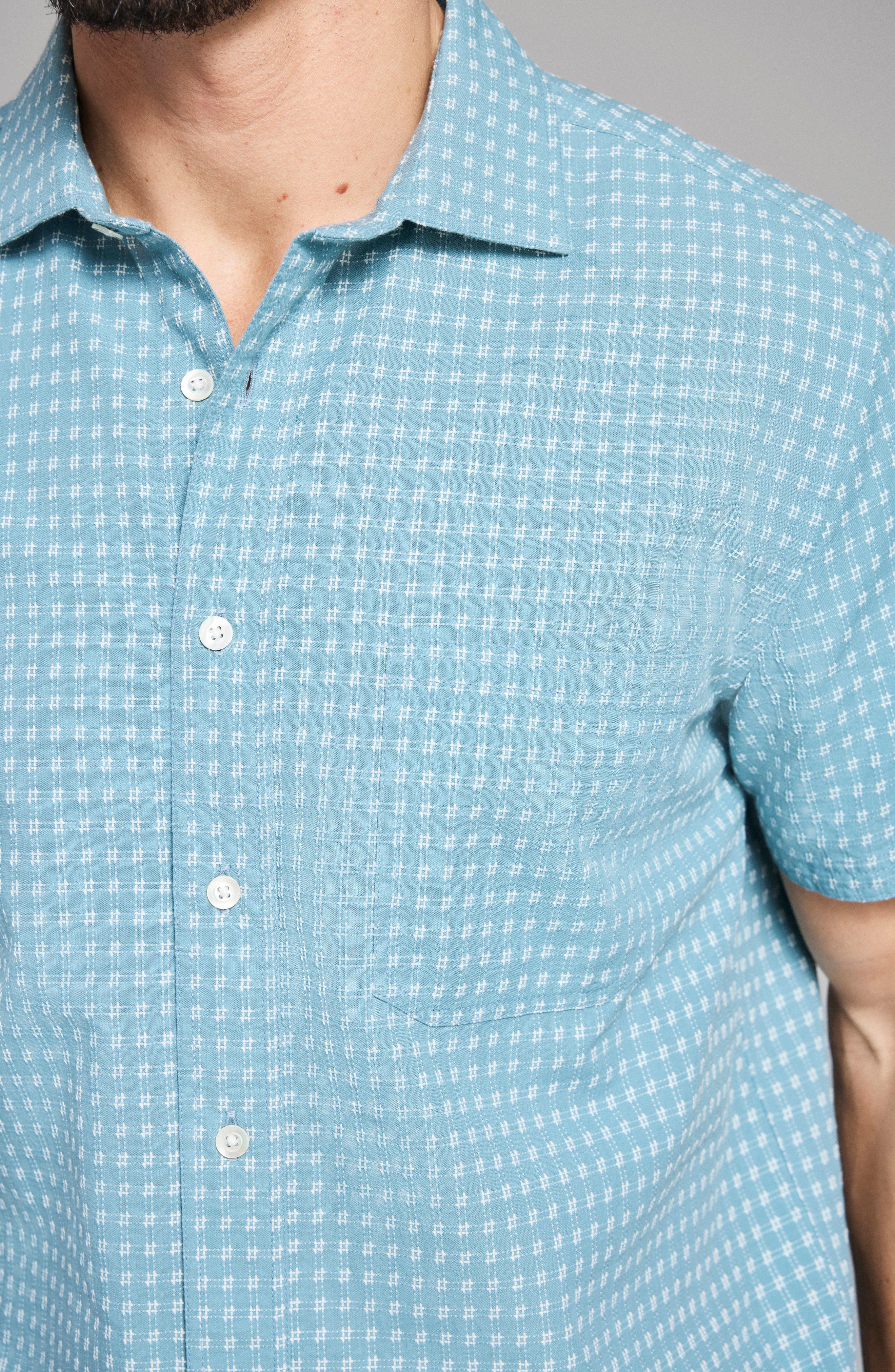 Check Dobby Treme Relaxed Fit Button-Up Shirt - image 2