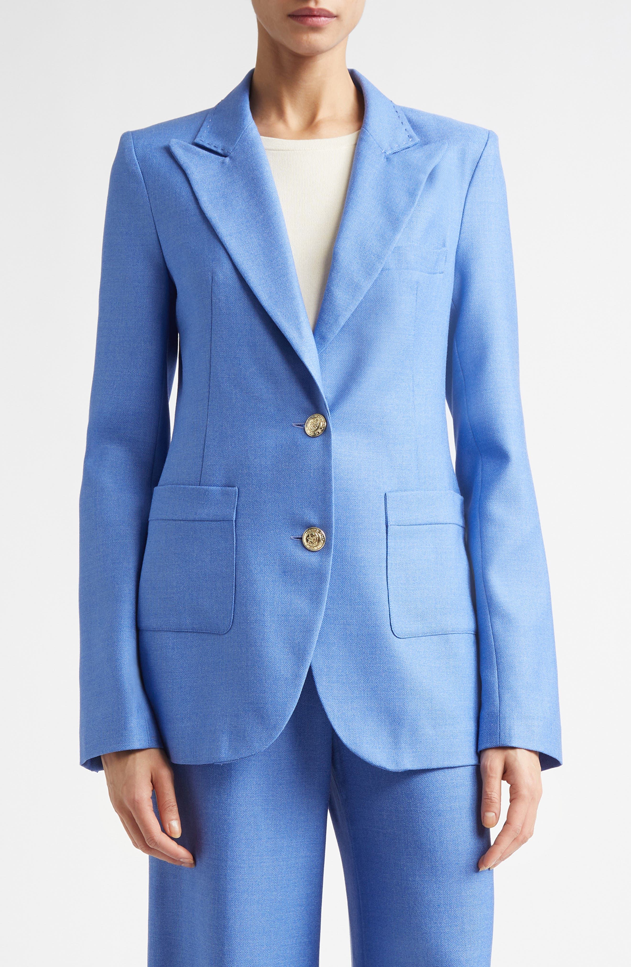 Wool & Silk Suit Jacket - image 1