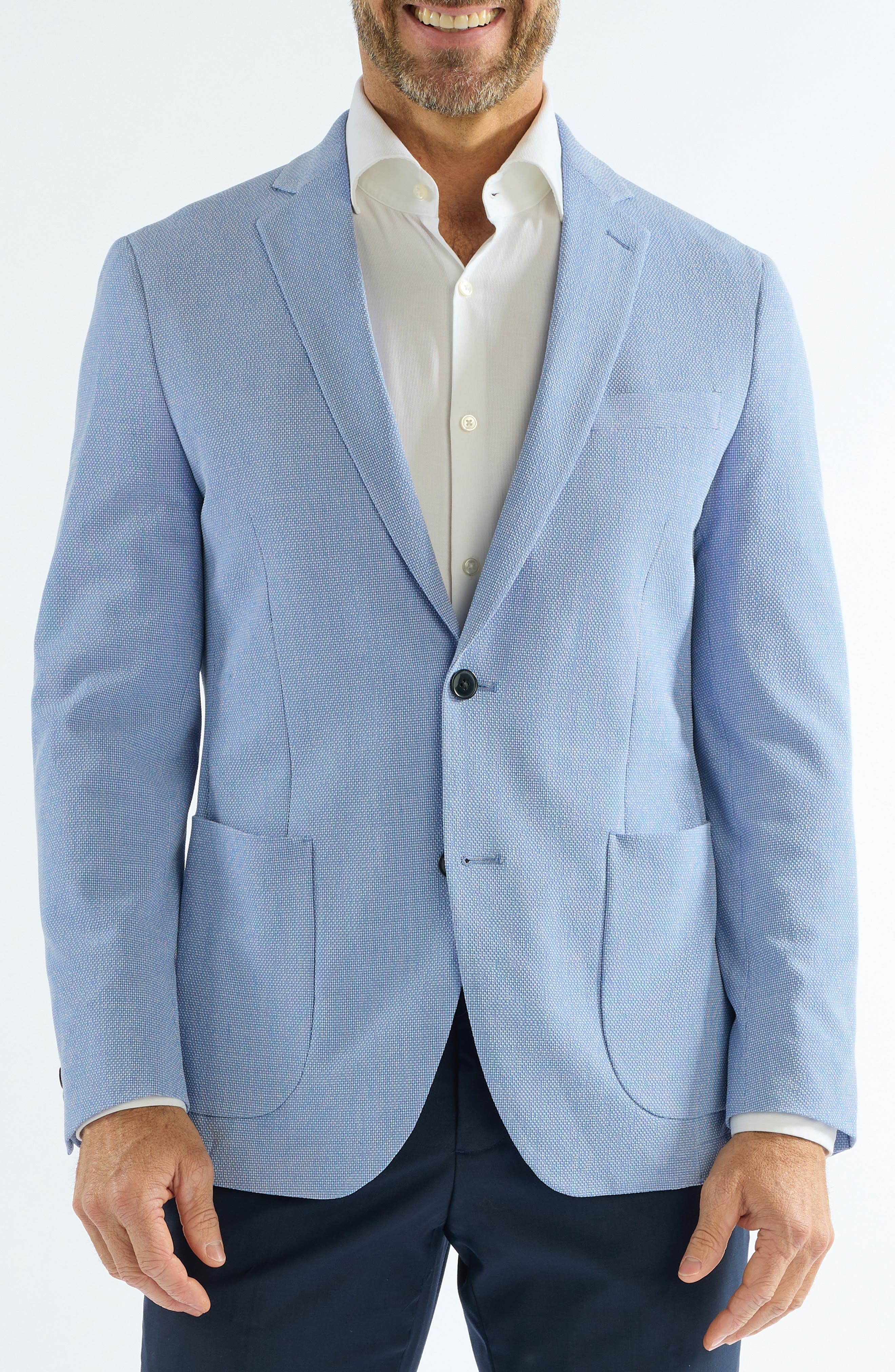 Check Seersucker Sport Coat - image 1